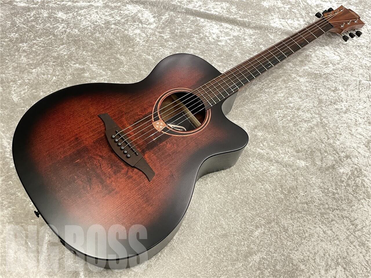 【即納可能】LAG Guitars（ラグギターズ）T70ACE（BLACK & BROWN）　名古屋店