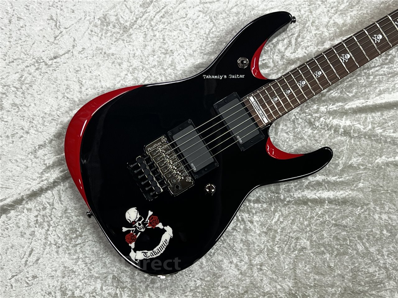 【即納可能】O.Z.Y Takamiy's Guitar (Black w/Red bevel) 広島店