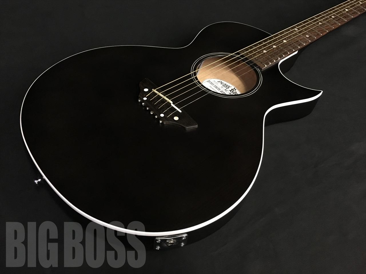 受注生産】GrassRoots(グラスルーツ) G-AC-50S / See Thru Black Satin