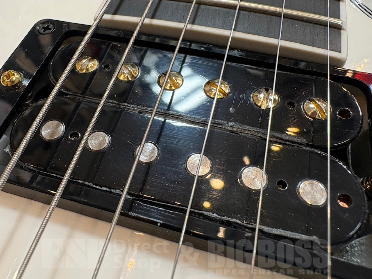 【USED/即納可能】Gibson Custom Shop Dealer Select Les Paul Axcess Custom Floyd Rose /Gloss Alpine White GWS - 6