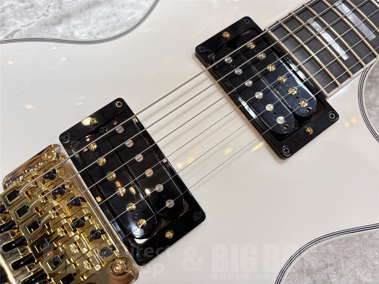 【USED/即納可能】Gibson Custom Shop Dealer Select Les Paul Axcess Custom Floyd Rose /Gloss Alpine White GWS - 5