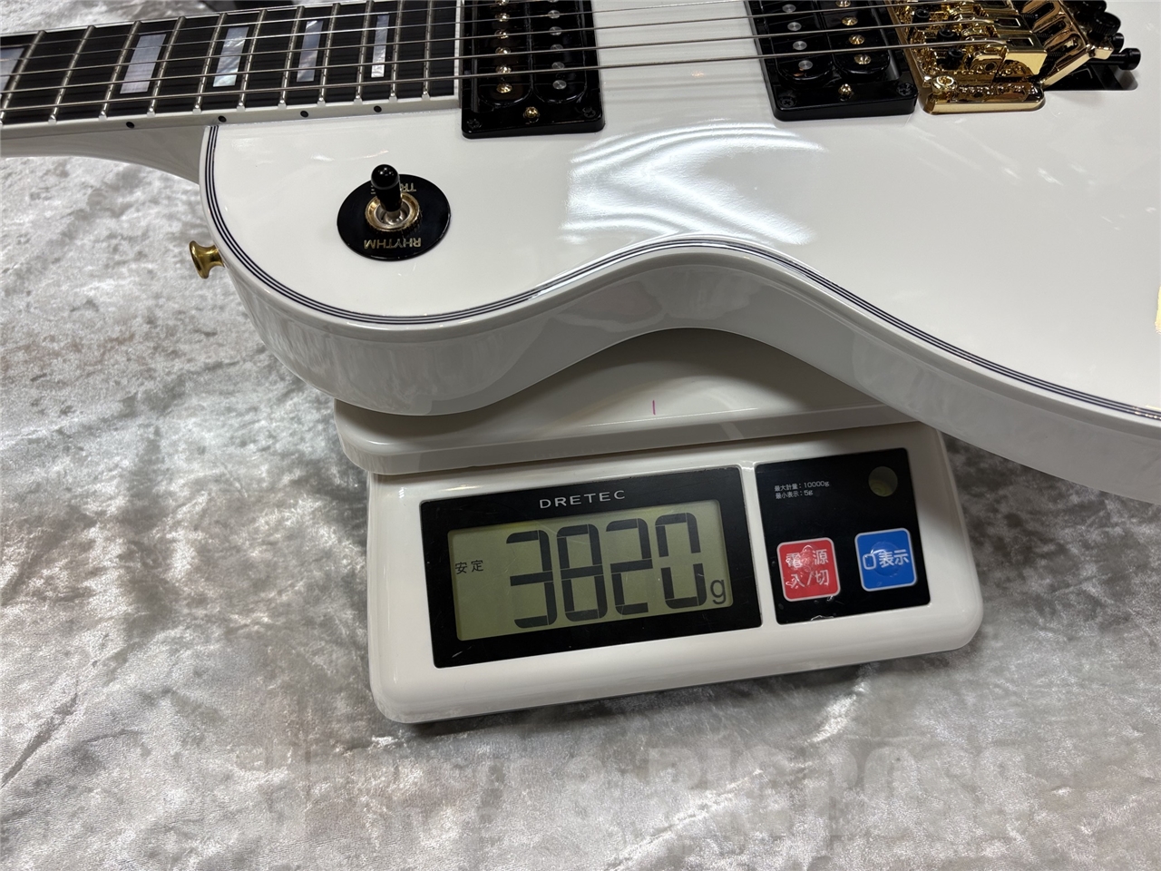 【USED/即納可能】Gibson Custom Shop Dealer Select Les Paul Axcess Custom Floyd Rose /Gloss Alpine White GWS - 13