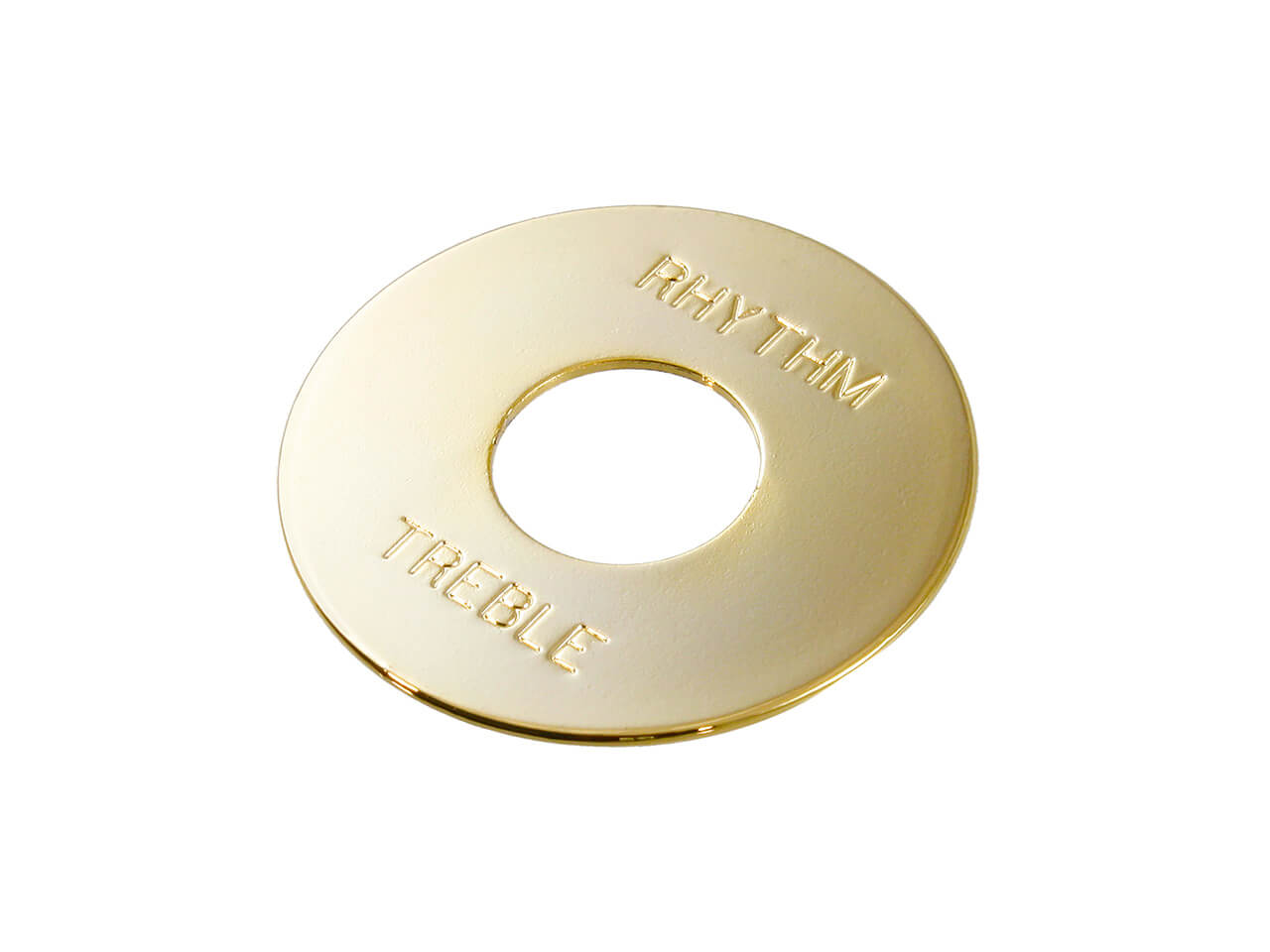 Allparts(オールパーツ) AP-0663-002 / Gold Metal Rhythm Treble Ring (トグルスイッチプレート)