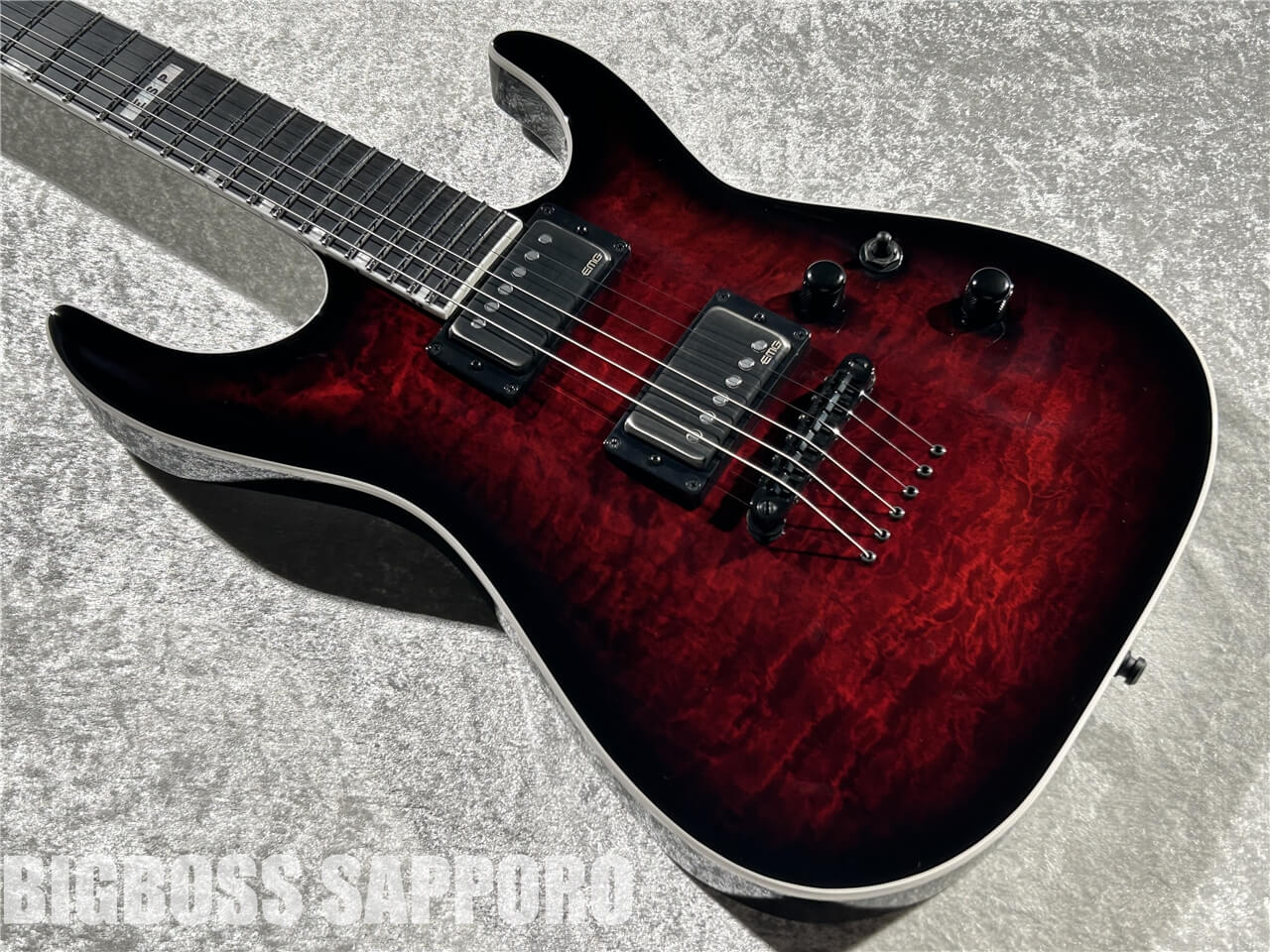 【即納可能】 E-II(イーツー) HORIZON NT-II (See Thru Black Cherry Sunburst) 札幌店