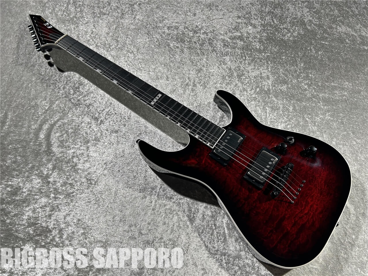 【即納可能】 E-II(イーツー) HORIZON NT-II (See Thru Black Cherry Sunburst) 札幌店