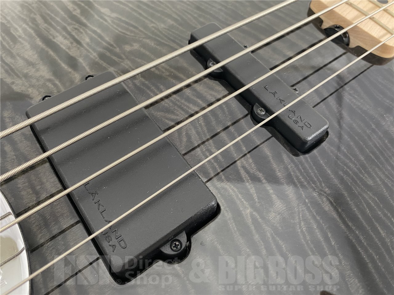 【即納可能】LAKLAND(レイクランド) SL44-94 Deluxe /Maple Finger Board (Black Translucent) お茶の水駅前店(東京)