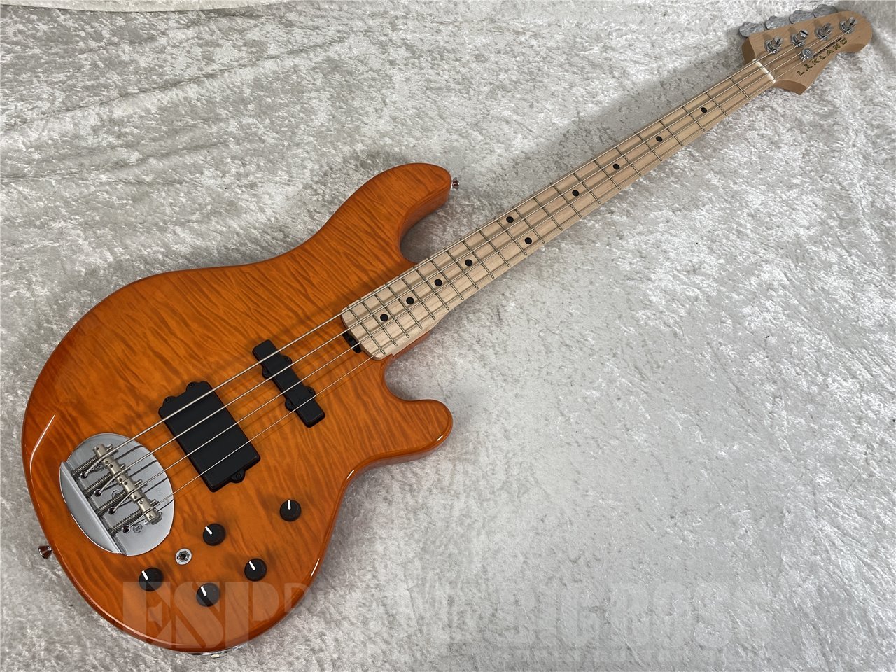 【即納可能】LAKLAND(レイクランド) SL44-94 Deluxe /Maple Finger Board (Amber Translucent) お茶の水駅前店(東京)