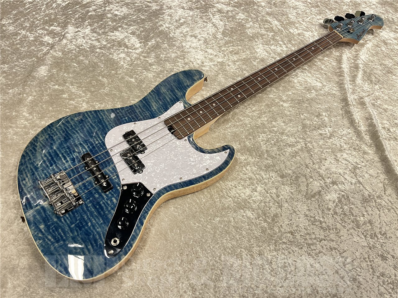 AriaProII STB-AE200 LRBL 専用ケース付 エレキベース AriaProII STB-AE200 LRBL ローレライブルー 専用