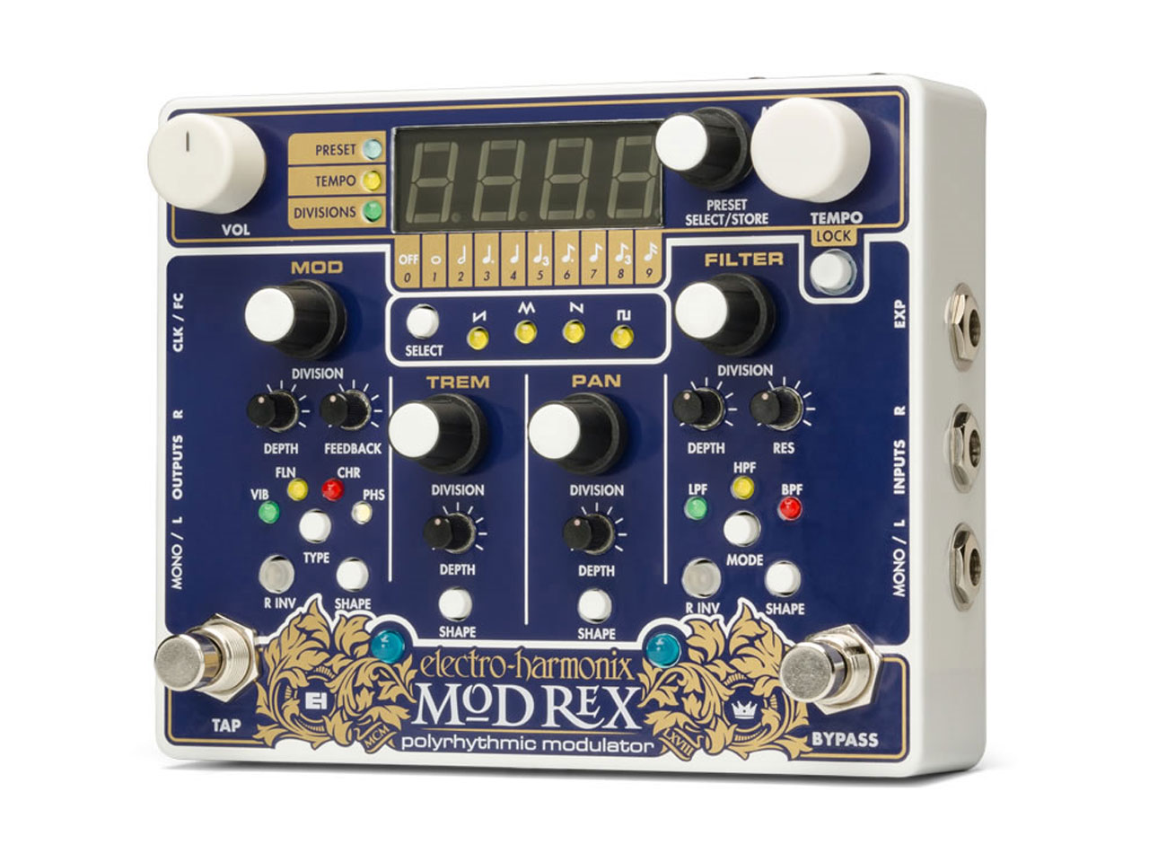 【お取寄せ商品】<br>Electro-Harmonix Mod Rex Polyrhythmic modulator<br>(エレクトロハーモニックス)