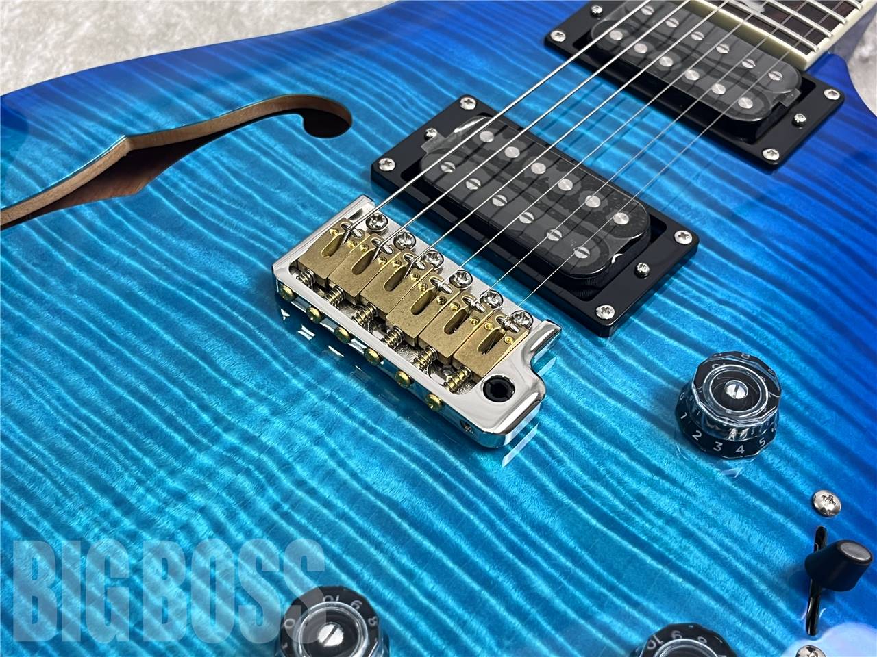 【即納可能】Paul Reed Smith (PRS/ポールリードスミス) SE Custom 24 Semi-Hollow Piezo / Lake Blue お茶の水駅前店・別館