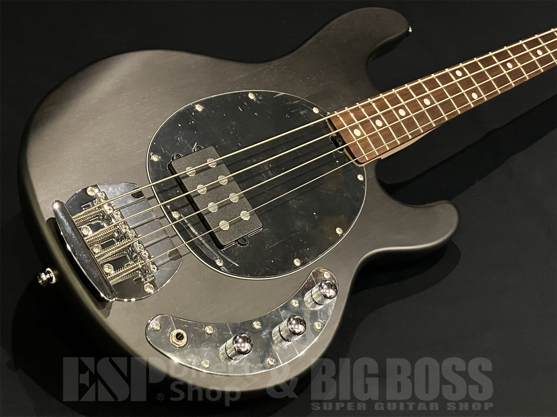 【即納可能】Sterling by MUSIC MAN(スターリンバイミュージックマン) SUB STINGRAY RAY4 / Trans Black Satin 京都店