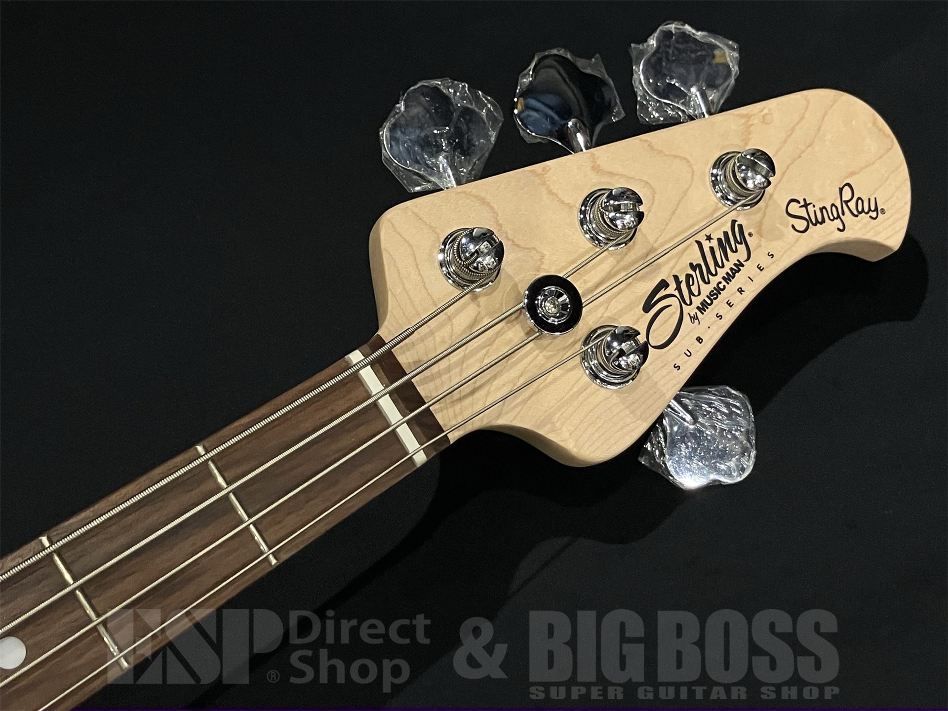 【即納可能】Sterling by MUSIC MAN(スターリンバイミュージックマン) SUB STINGRAY RAY4 / Trans Black Satin 京都店