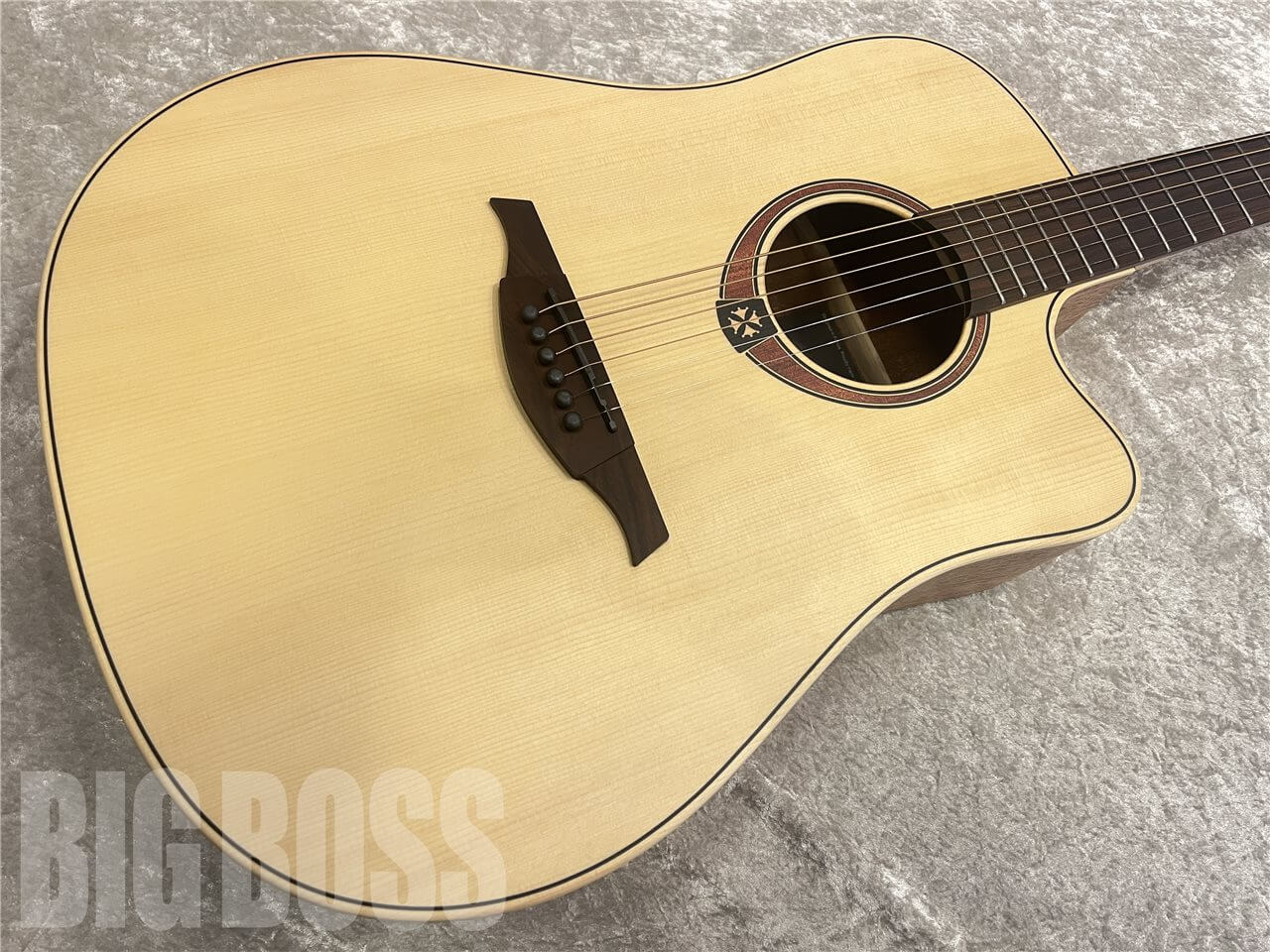 【即納可能】LAG Guitars（ラグギターズ）T70DCE（Natural）　名古屋店