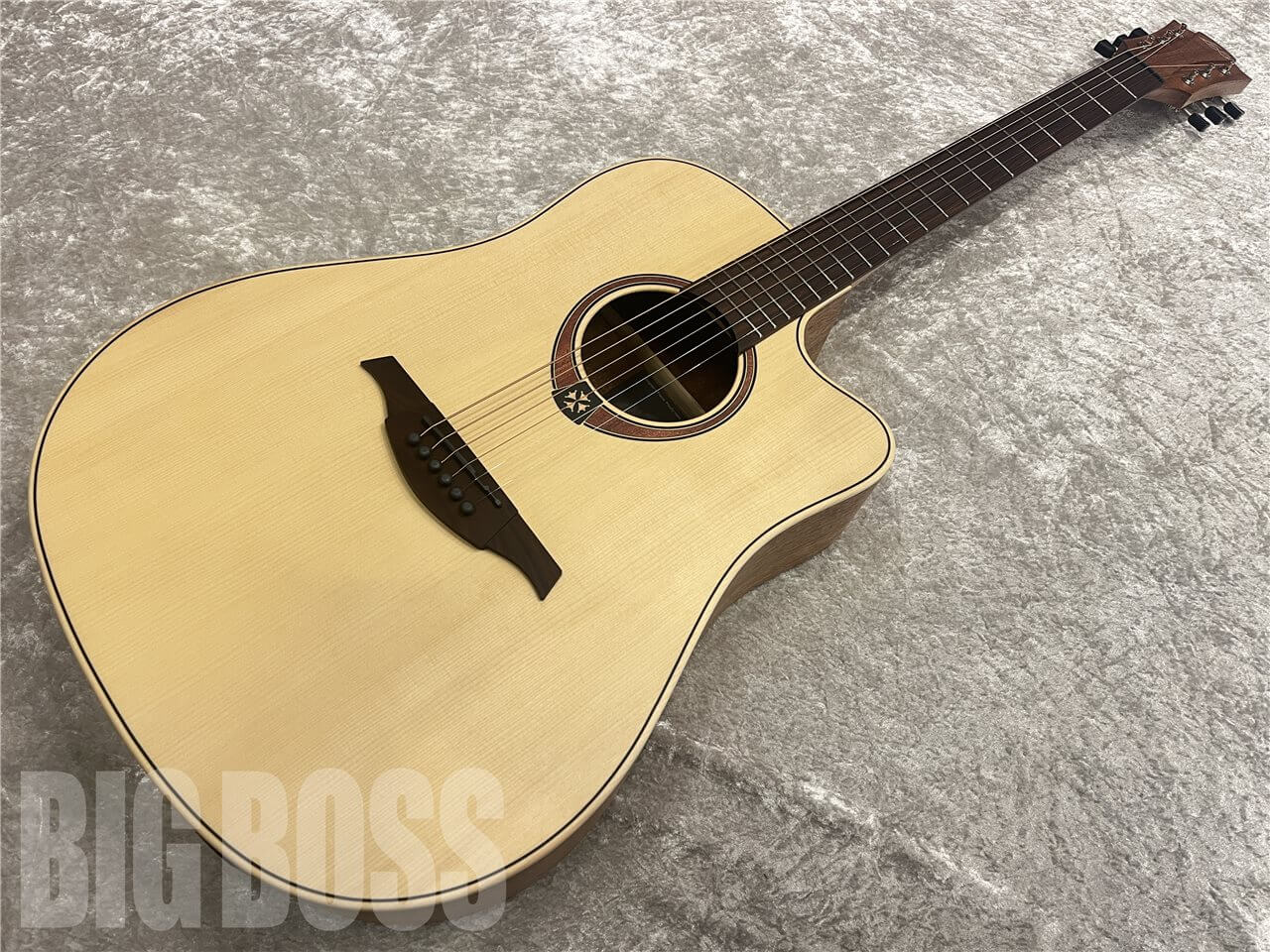 【即納可能】LAG Guitars（ラグギターズ）T70DCE（Natural）　名古屋店