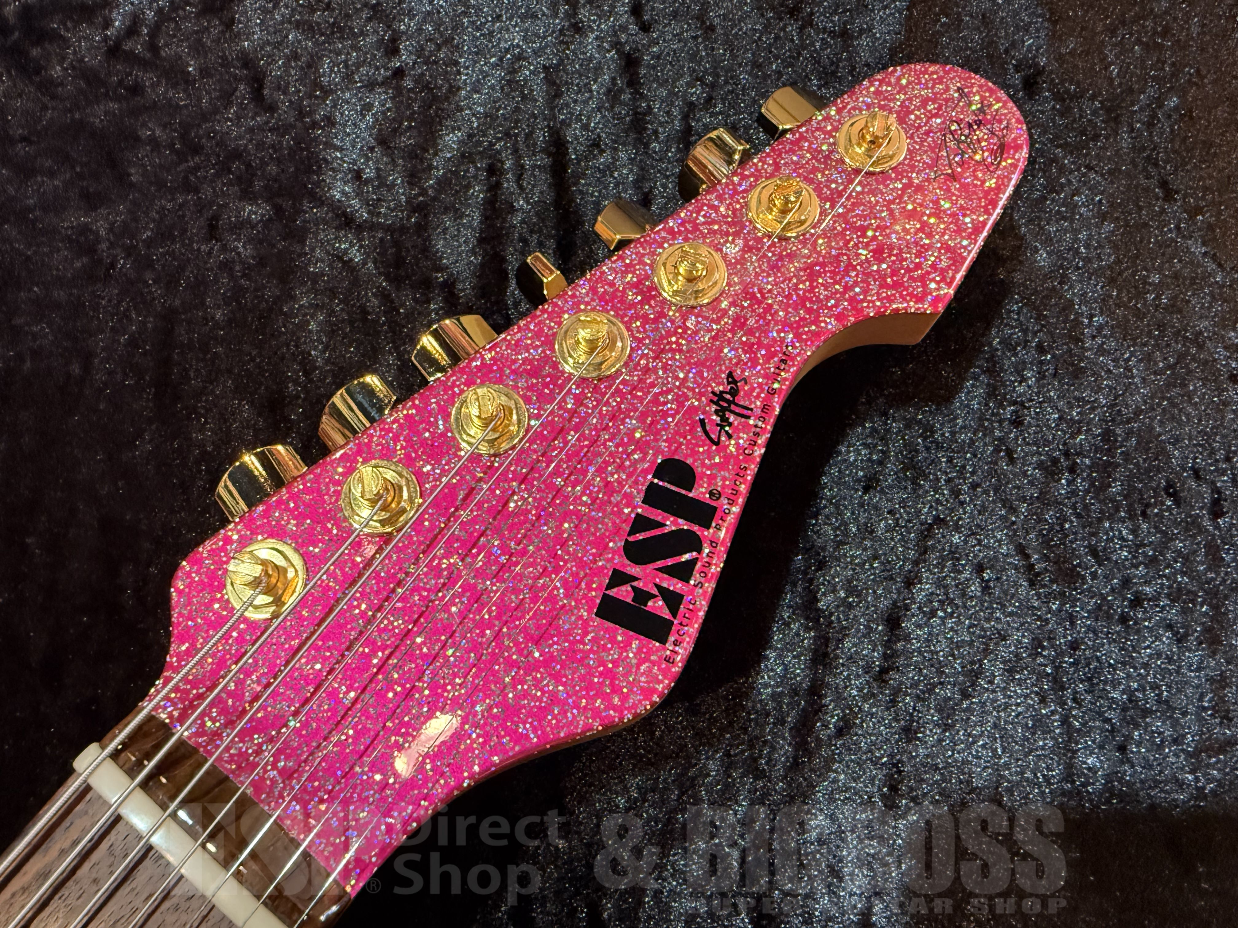ESP? Snapperモデル　Mod ESP SNAPPER-7 Ohmura Custom Twinkle Pink】 #espguitars #esp