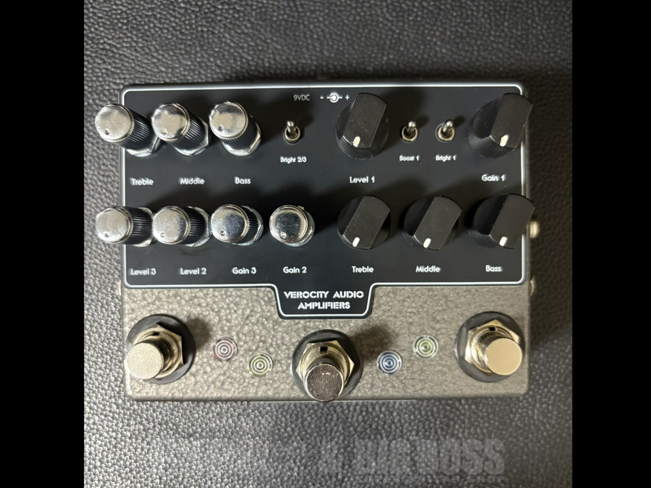 【受注生産】VeroCity Effects Pedals(ベロシティエフェクツペダルズ) VeroTwin-Premium PT百-Custom (ディストーション/プリアンプ)