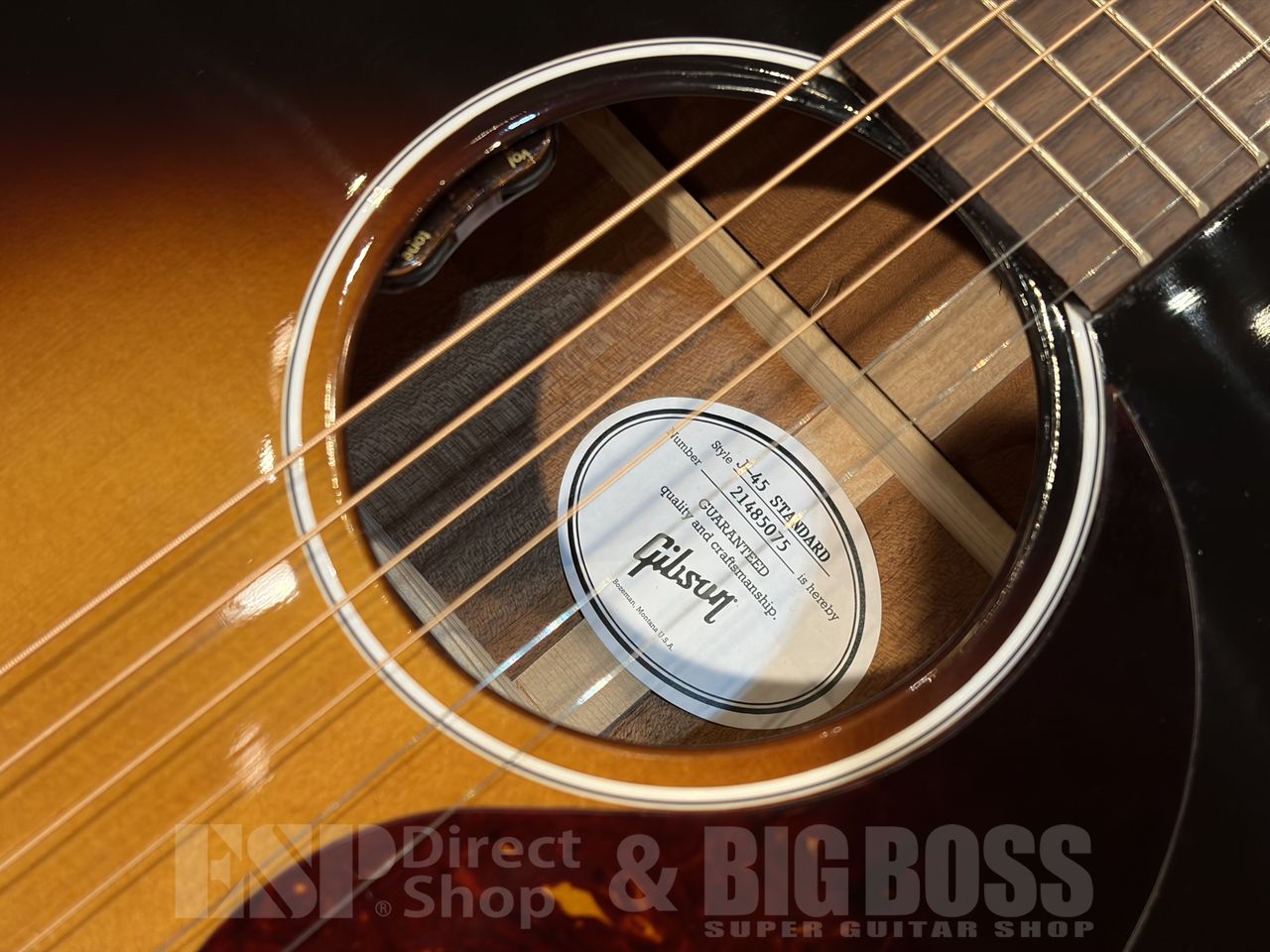 【即納可能】Gibson (ギブソン) J-45 Standard 【Vintage Sunburst】福岡店 - 3