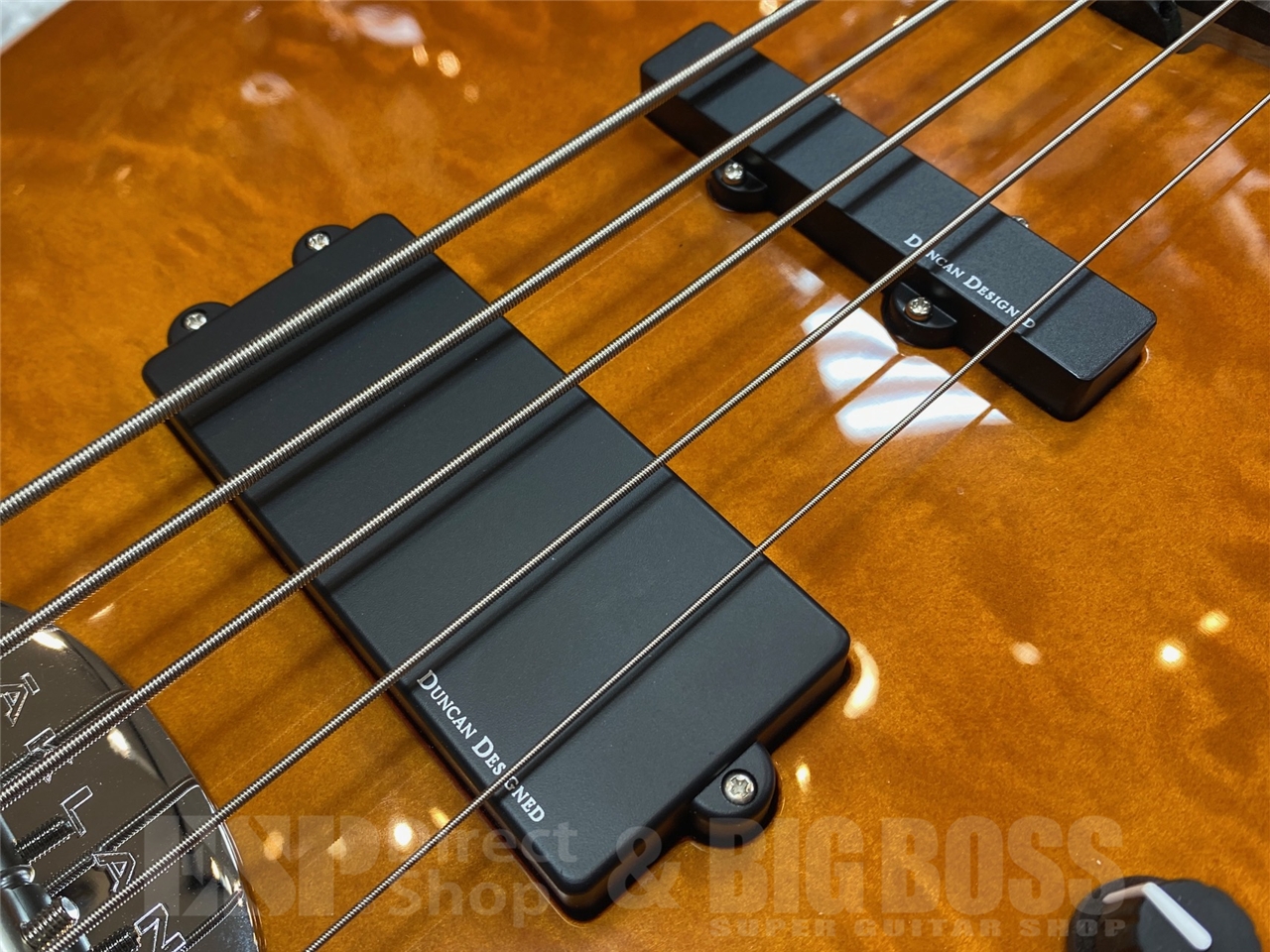【即納可能】Lakland SK-5DX / Amber Translucent/Rosewood FB　GWS - 4