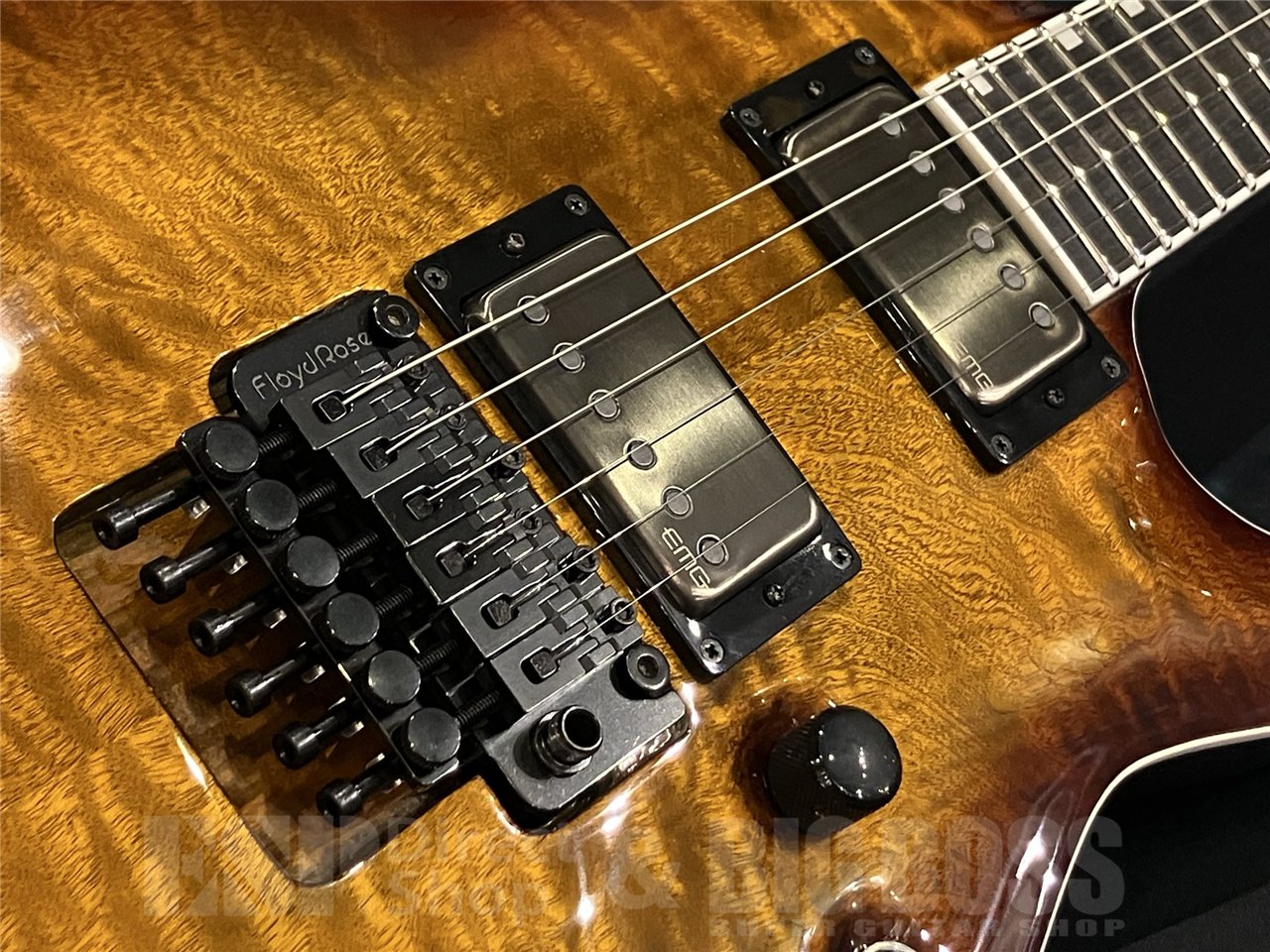 即納可能】 E-II(イーツー) HORIZON FR-II / Tiger Eye Sunburst