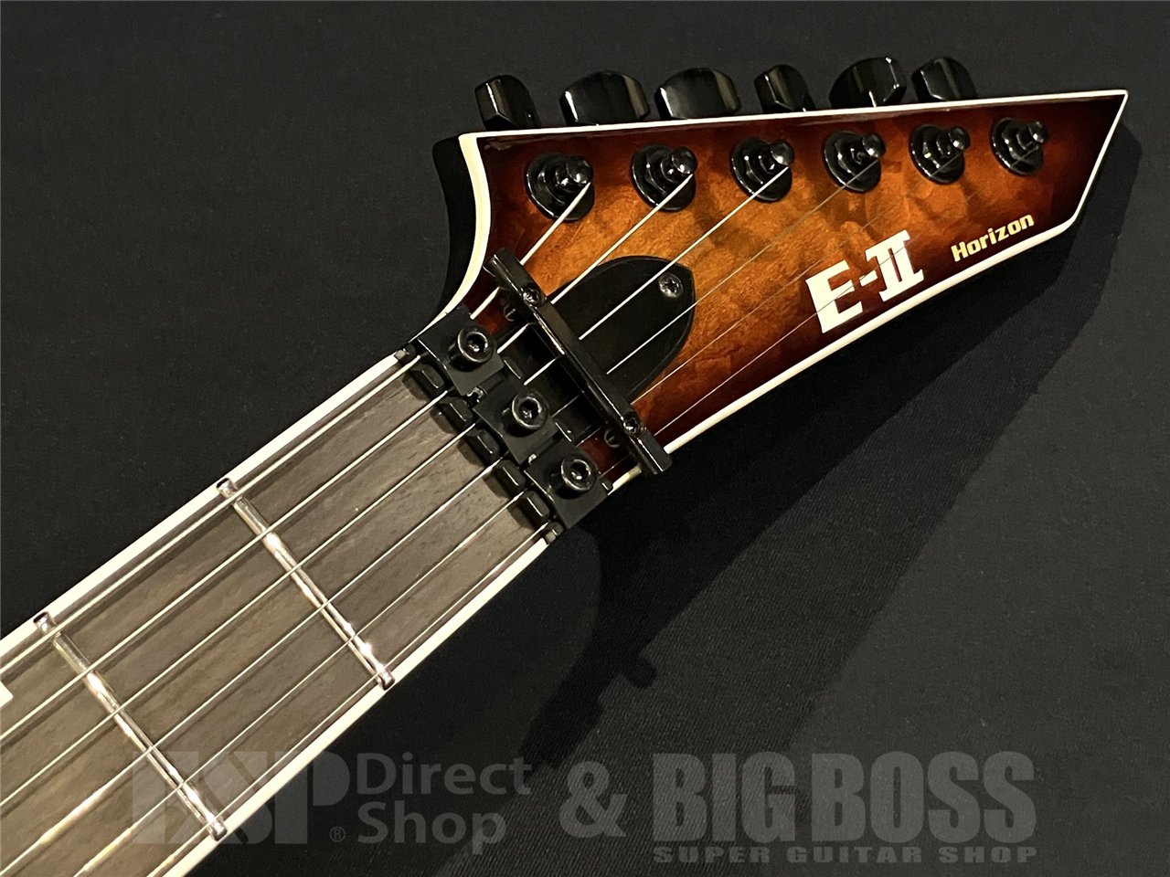 【即納可能】 E-II(イーツー) HORIZON FR-II / Tiger Eye Sunburst 京都店
