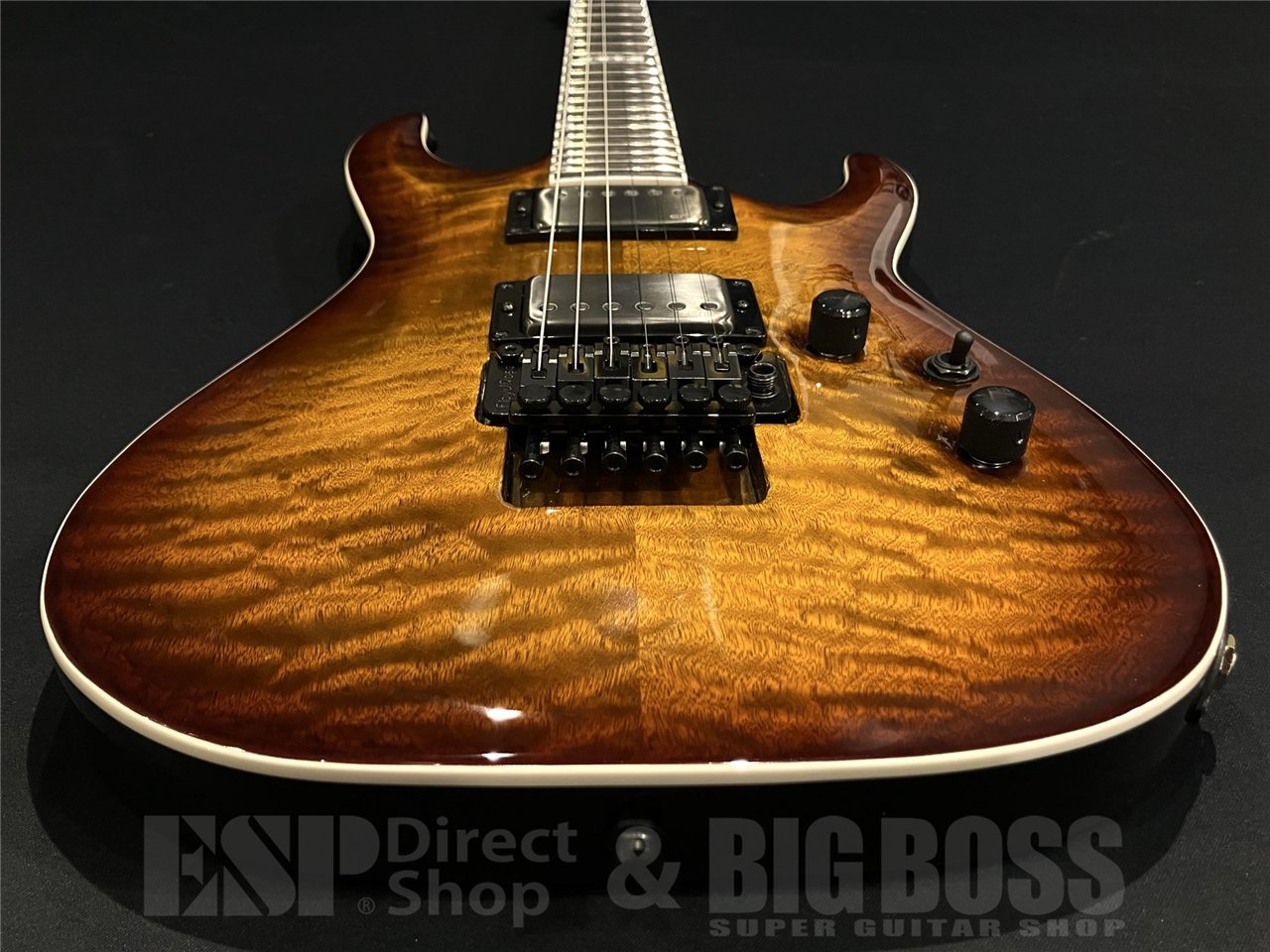 【即納可能】 E-II(イーツー) HORIZON FR-II / Tiger Eye Sunburst 京都店