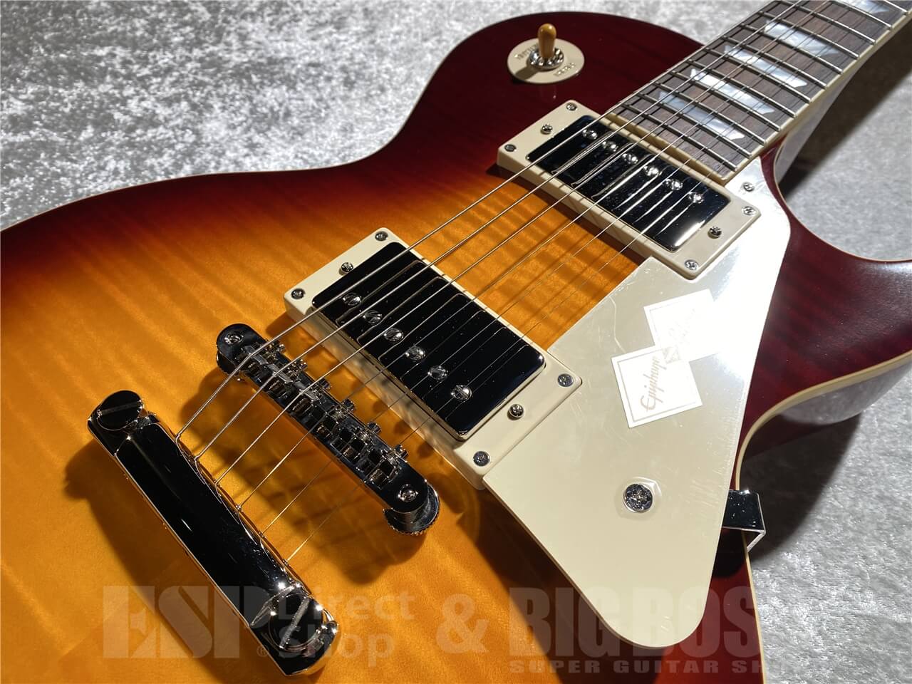 【即納可能】Epiphone(エピフォン) Inspired by Gibson Custom 1959 Les Paul Standard Reissue (Deep Cherry Sunburst) 札幌店