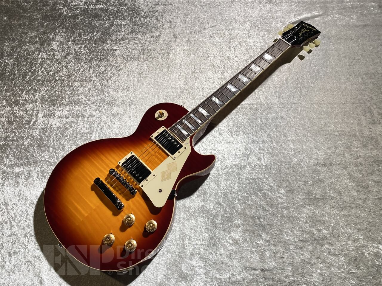 【即納可能】Epiphone(エピフォン) Inspired by Gibson Custom 1959 Les Paul Standard Reissue (Deep Cherry Sunburst) 札幌店
