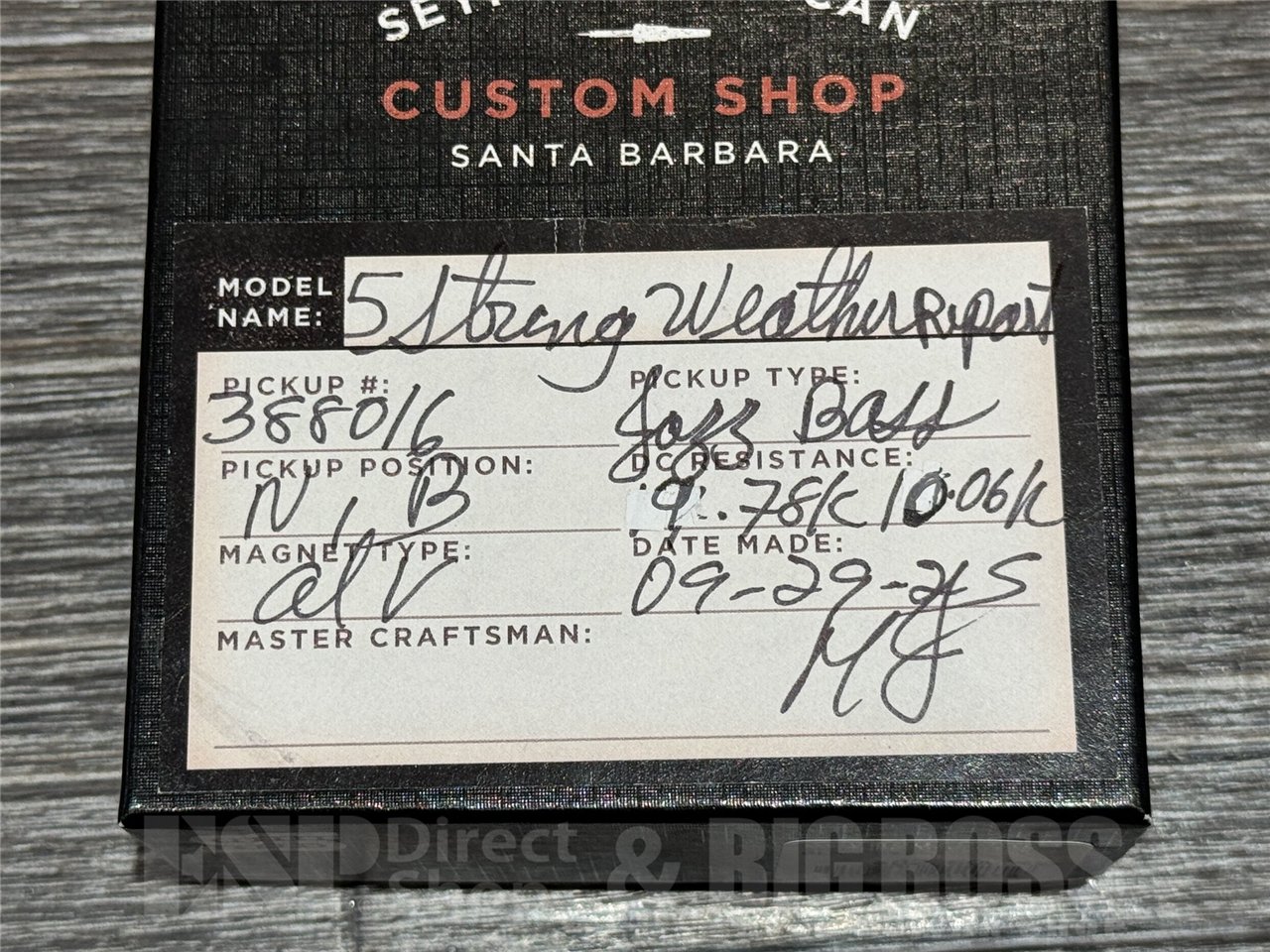 【即納可能】Seymour Duncan Custom Shop / Weather Report 5st 京都店