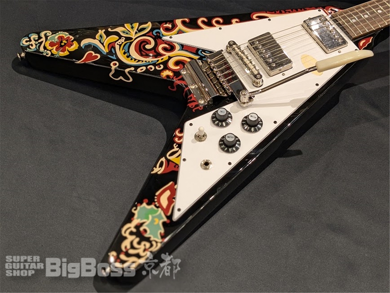 【即納可能】Epiphone(エピフォン) Jimi Hendrix Love Drops Flying V Inspired by Gibson Custom 京都店