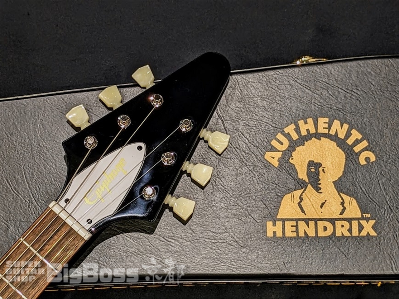 【即納可能】Epiphone(エピフォン) Jimi Hendrix Love Drops Flying V Inspired by Gibson Custom 京都店