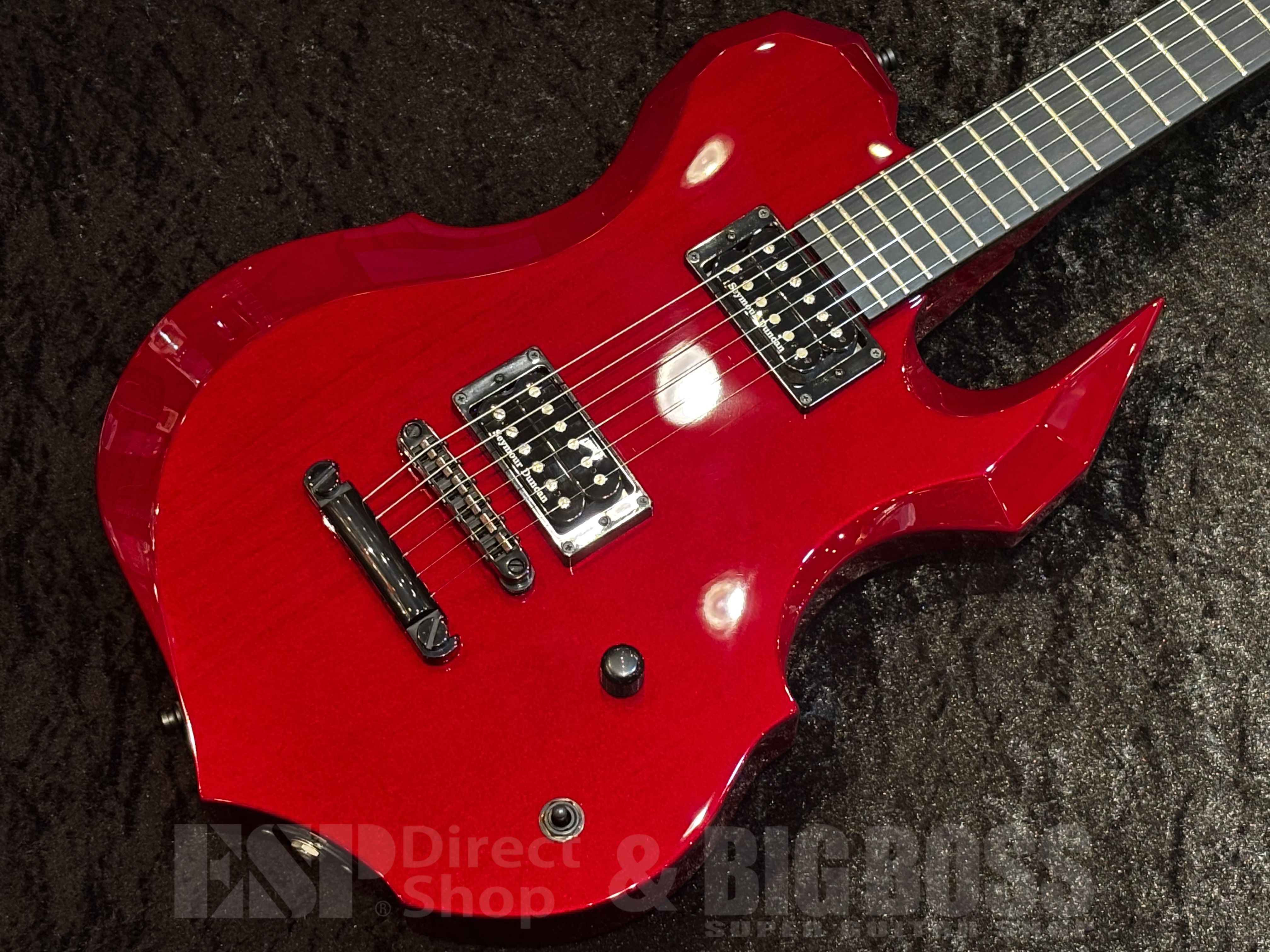 【即納可能】 ESP （イーエスピー）D-DR【See Thru Metallic Dark Red】【DIR EN GREY Die Signature Model】 福岡店