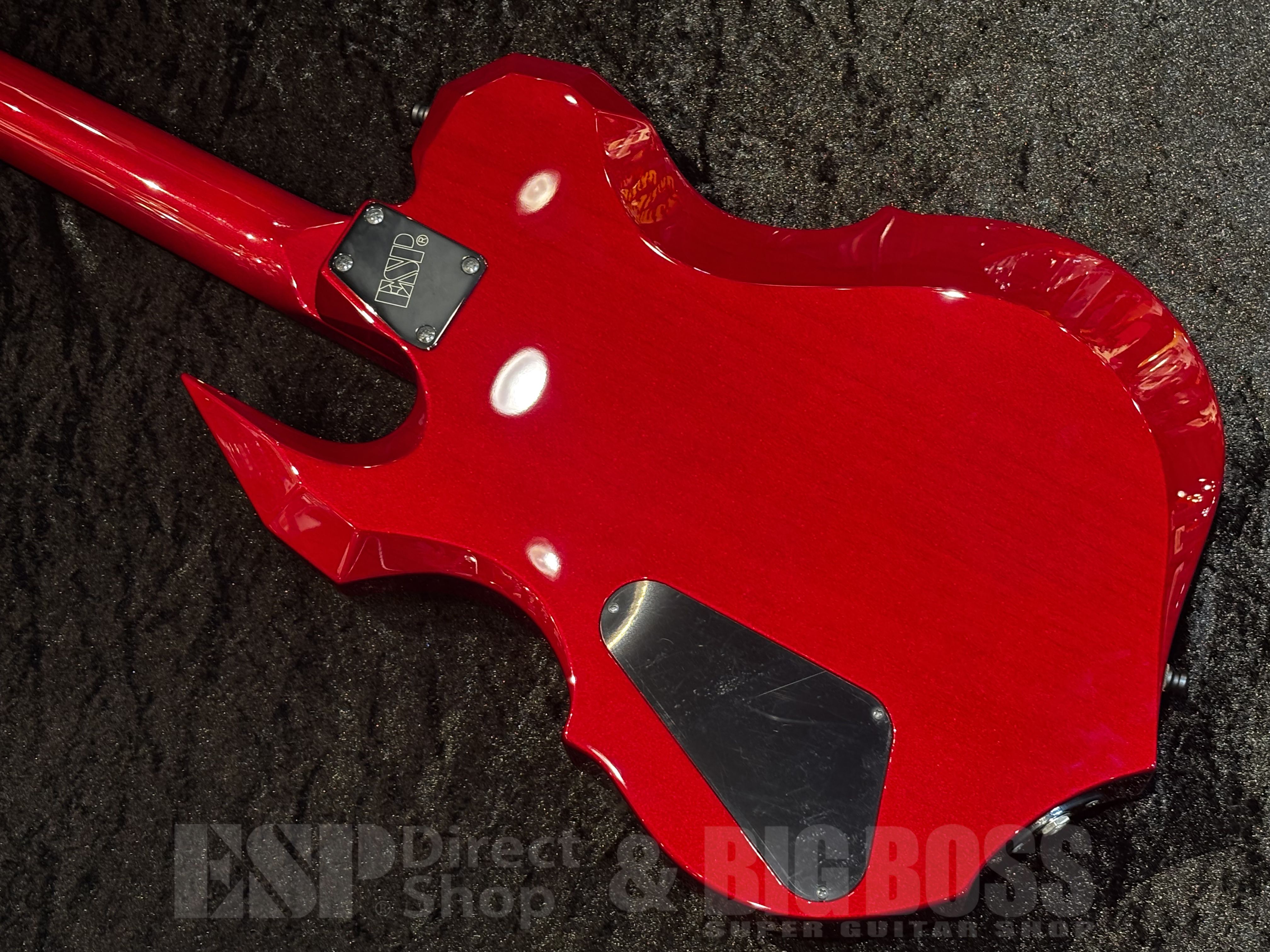 【即納可能】 ESP （イーエスピー）D-DR【See Thru Metallic Dark Red】【DIR EN GREY Die Signature Model】 福岡店