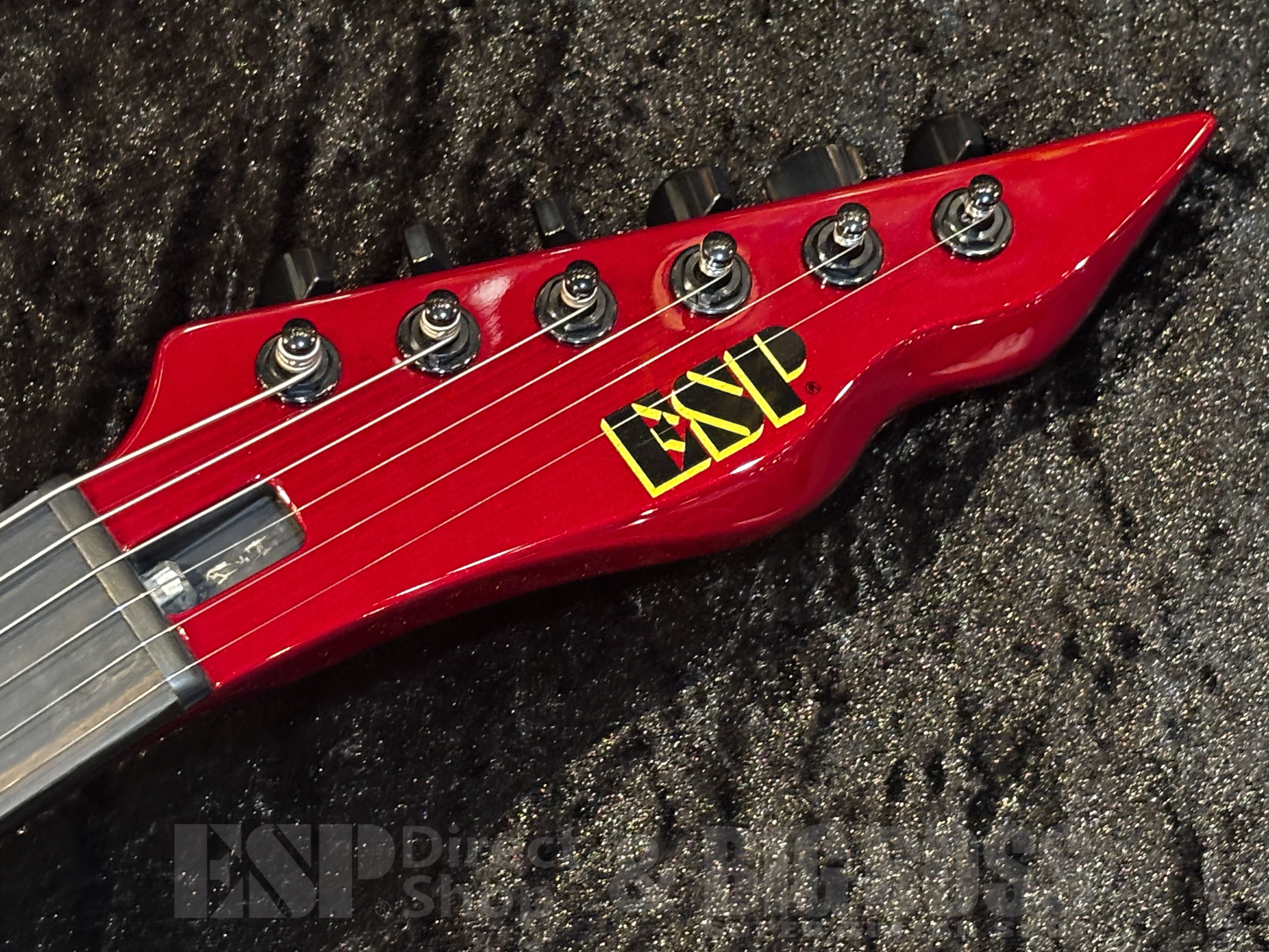 【即納可能】 ESP （イーエスピー）D-DR【See Thru Metallic Dark Red】【DIR EN GREY Die Signature Model】 福岡店