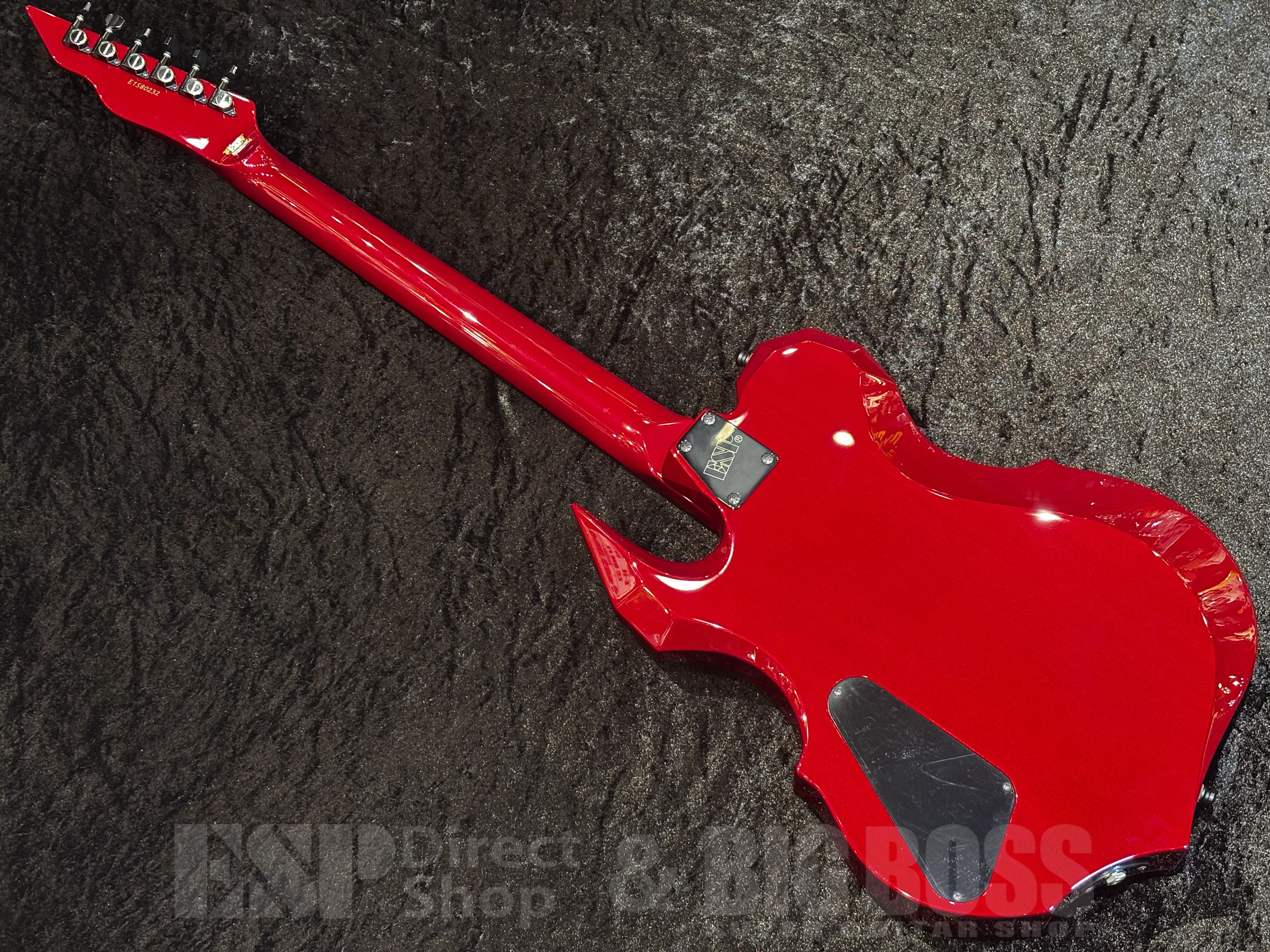 【即納可能】 ESP （イーエスピー）D-DR【See Thru Metallic Dark Red】【DIR EN GREY Die Signature Model】 福岡店