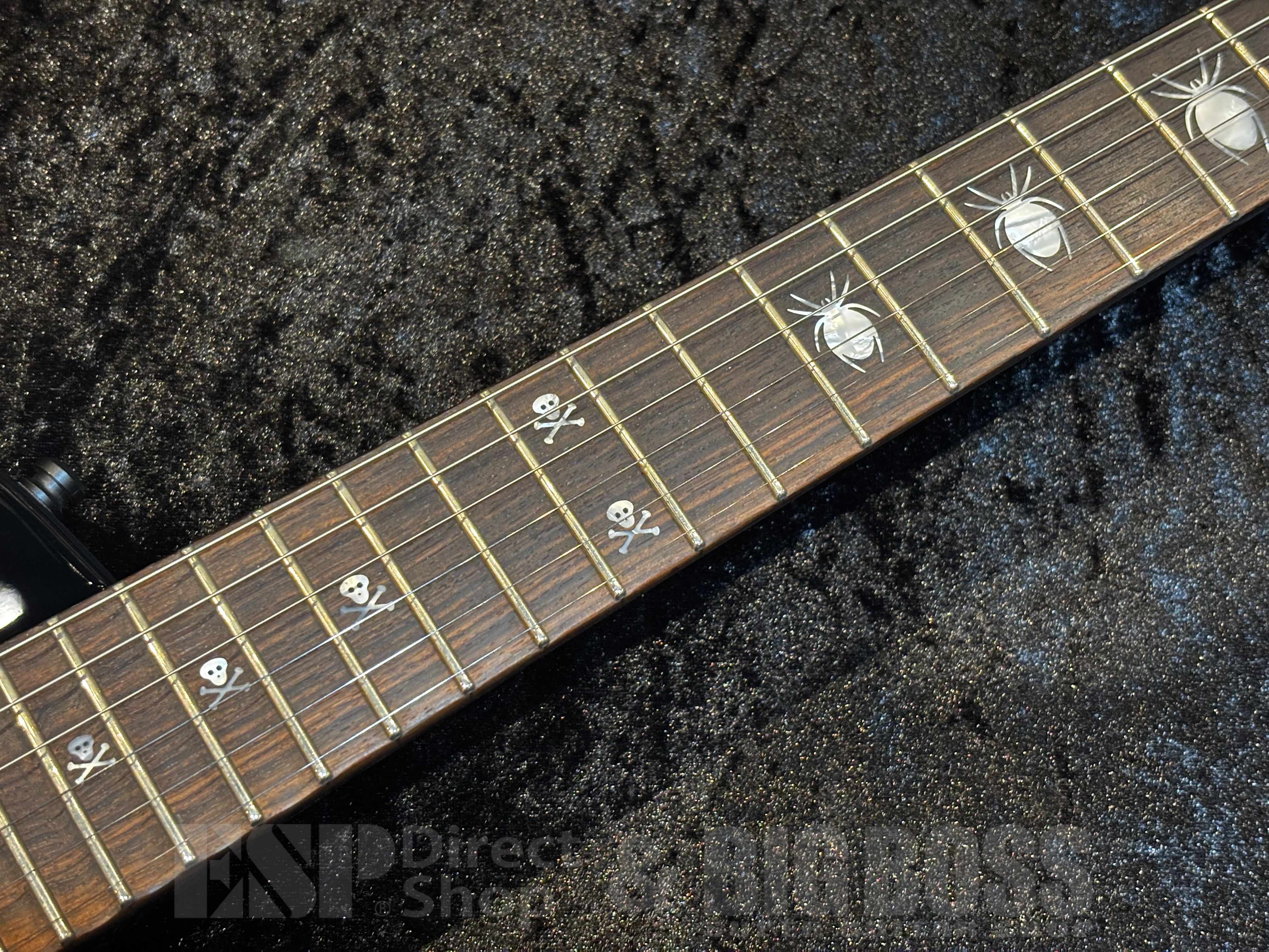 【即納可能】 ESP (イーエスピー) KH-3 SPIDER 30TH ANNIVERSARY EDITION【Black w/ Spider Graphic】【METALLICA Kirk Hammett Signature Model】 福岡店