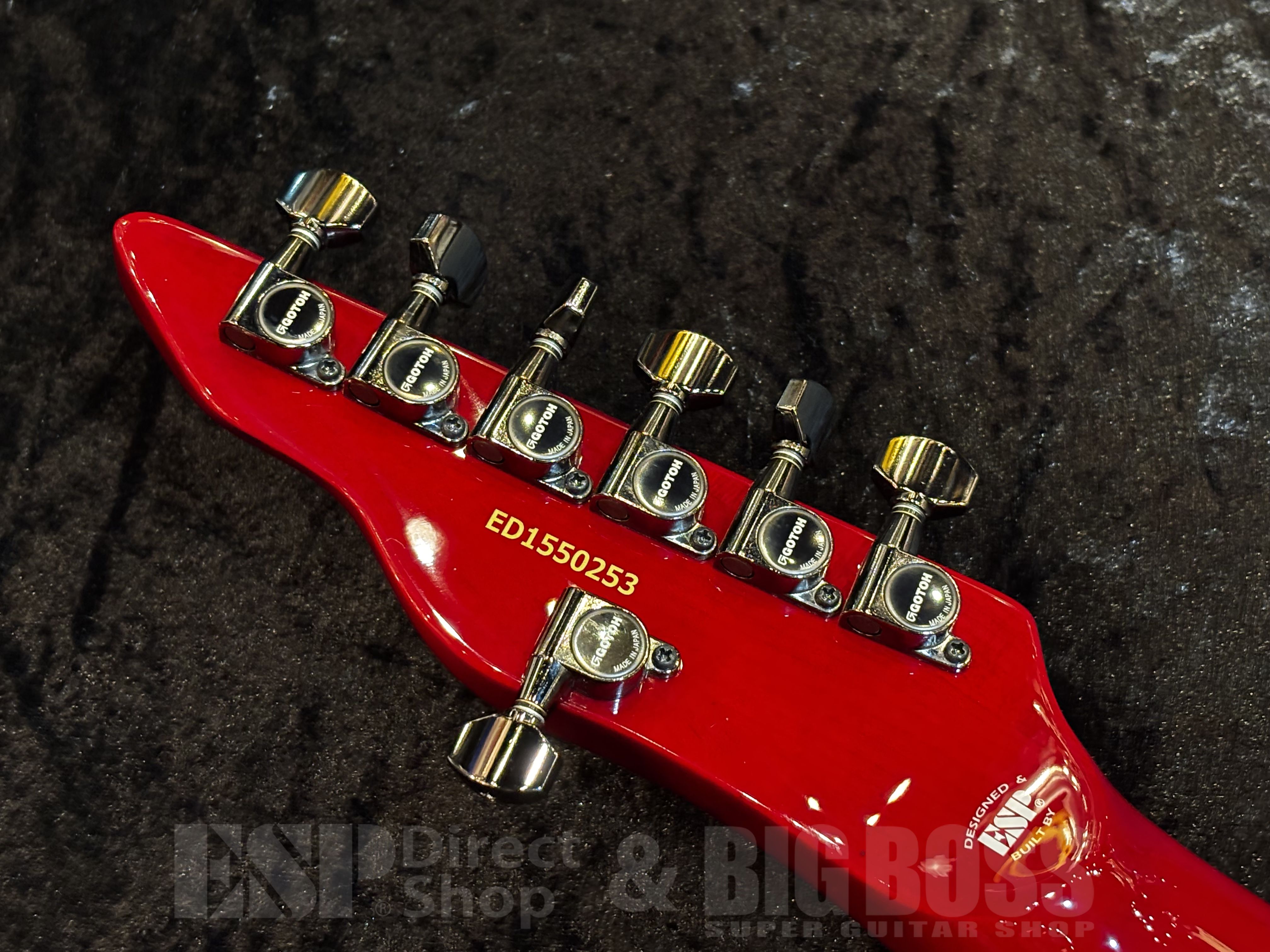 【即納可能】EDWARDS（エドワーズ）E-DR-II-7【See Thru Dark Red】【DIR EN GREY Die Signature Model】福岡店