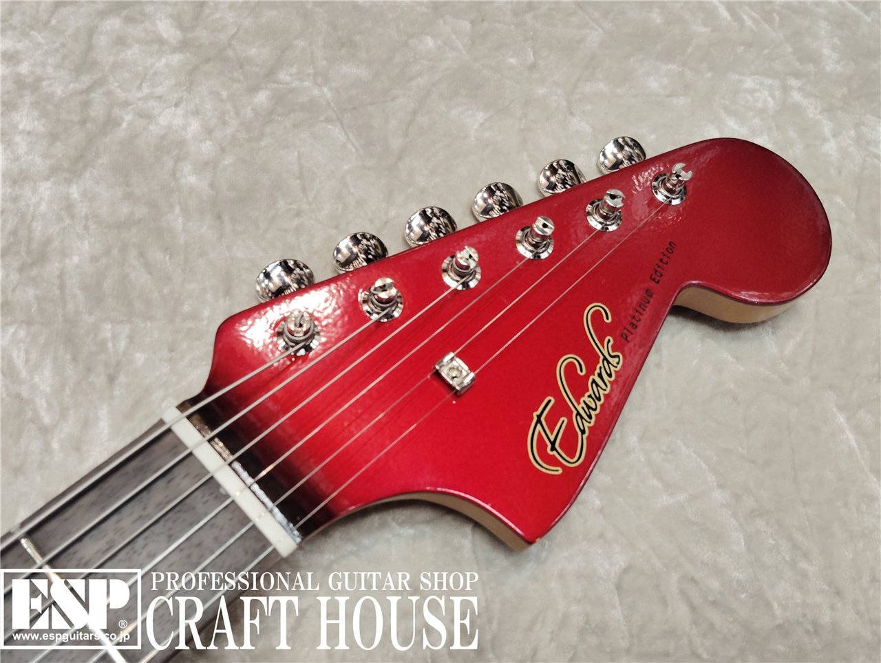 【即納可能】EDWARDS Platinum Edition E-JG SGZ Custom -JGM- / Candy Apple Red 渋谷店