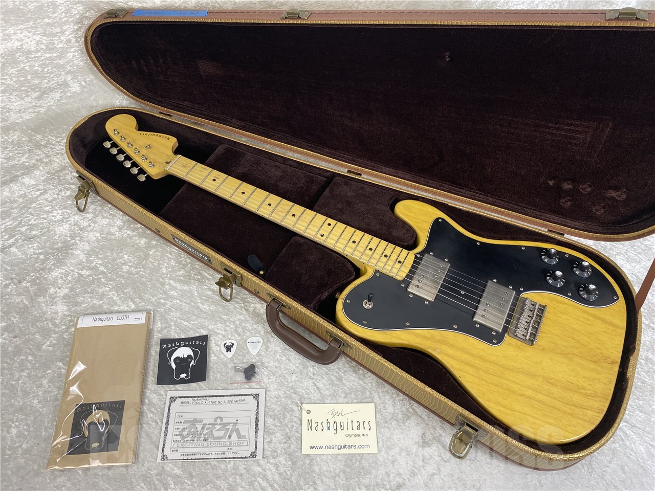 【即納可能】Nash Guitars(ナッシュギターズ) T-72DLX (Natural)AM909 お茶の水駅前店(東京)