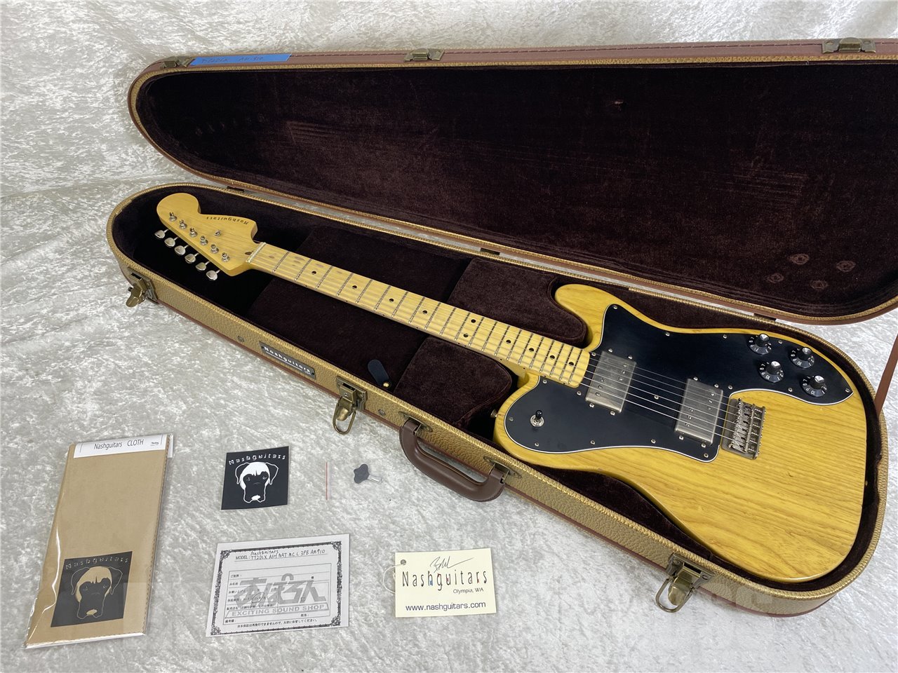 【即納可能】Nash Guitars(ナッシュギターズ) T-72DLX (Natural)AM910 お茶の水駅前店(東京)