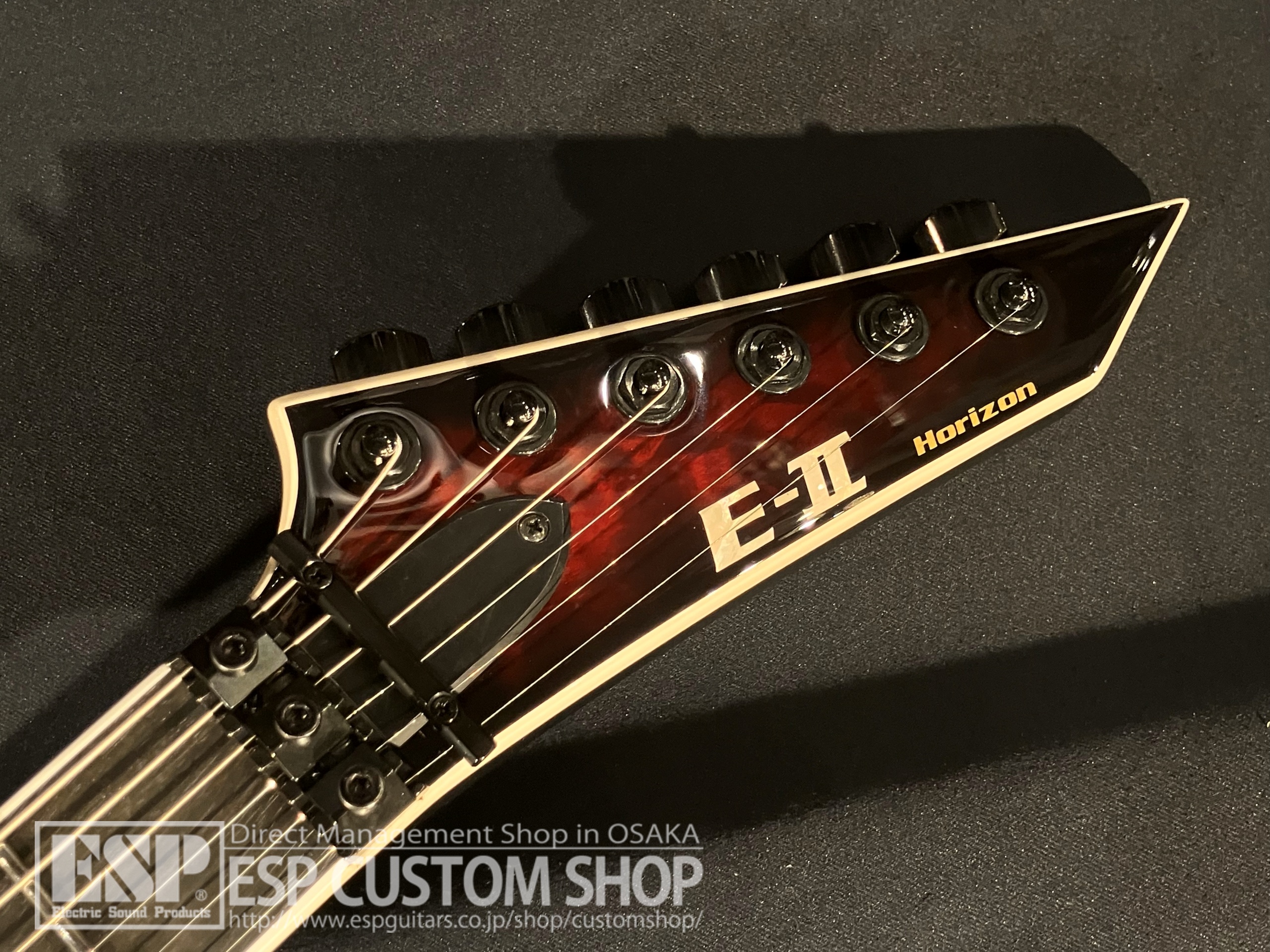 【即納可能】E-II(イーツー) HORIZON FR-II (ホライゾン) / See Thru Black Cherry Sunburst 大阪店