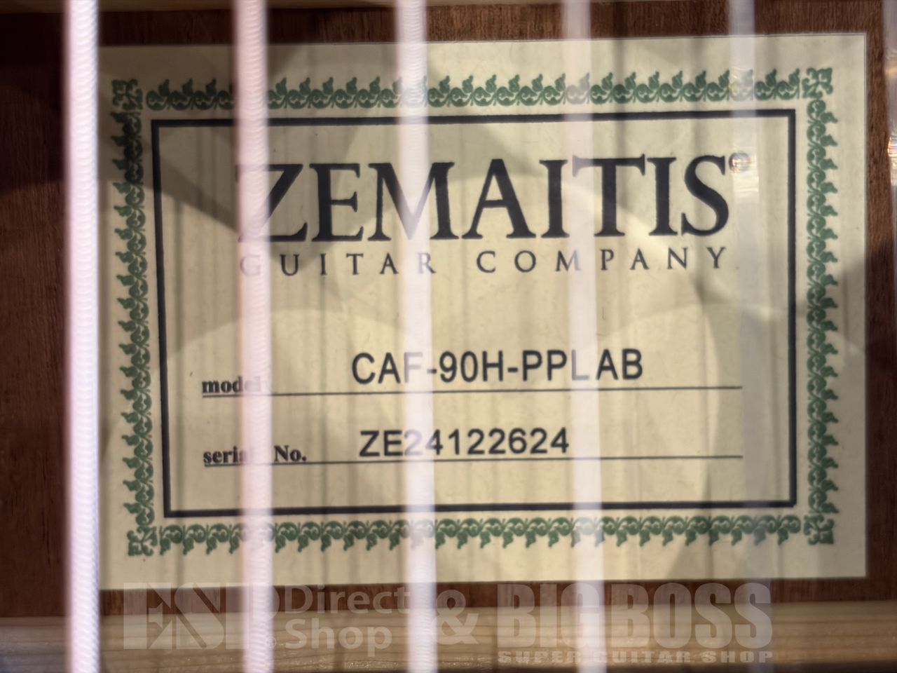 【即納可能】Zemaitis（ゼマイティス） CAF-90H【Purple / Abalone】福岡店 - 10