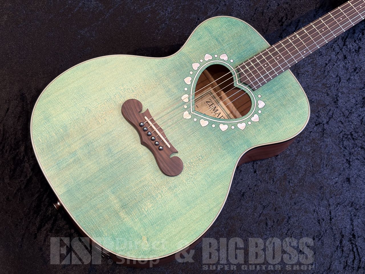 【即納可能】Zemaitis（ゼマイティス） CAF-90H【Forest Green /Mother of Pearl】福岡店 - 2