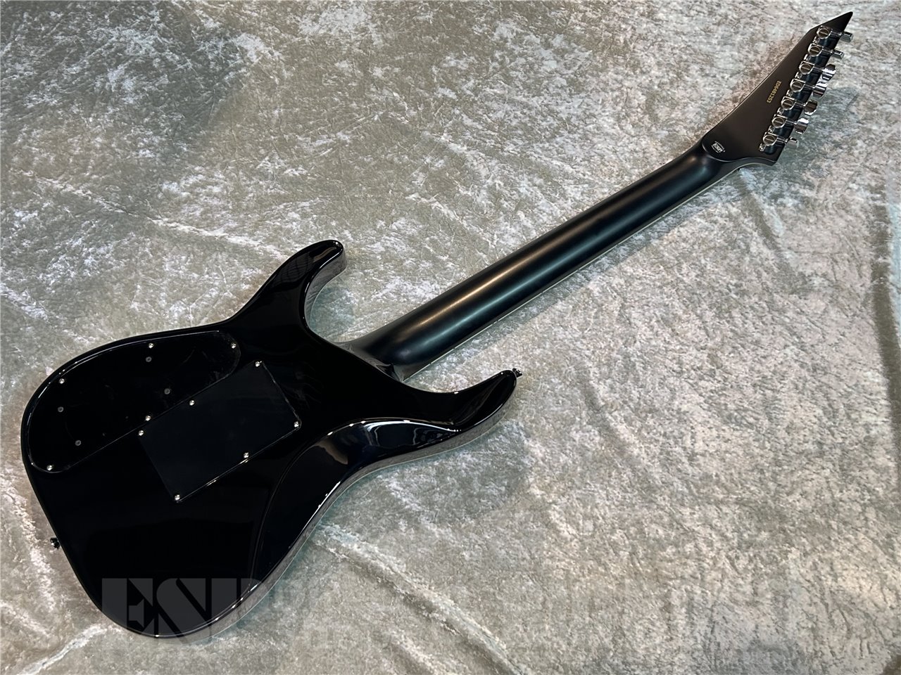 EDWARDS ギター　ブラック　エドワーズ 即納可能】EDWARDS(エドワーズ) E-HORIZON-7-GK FR (Black) 広島