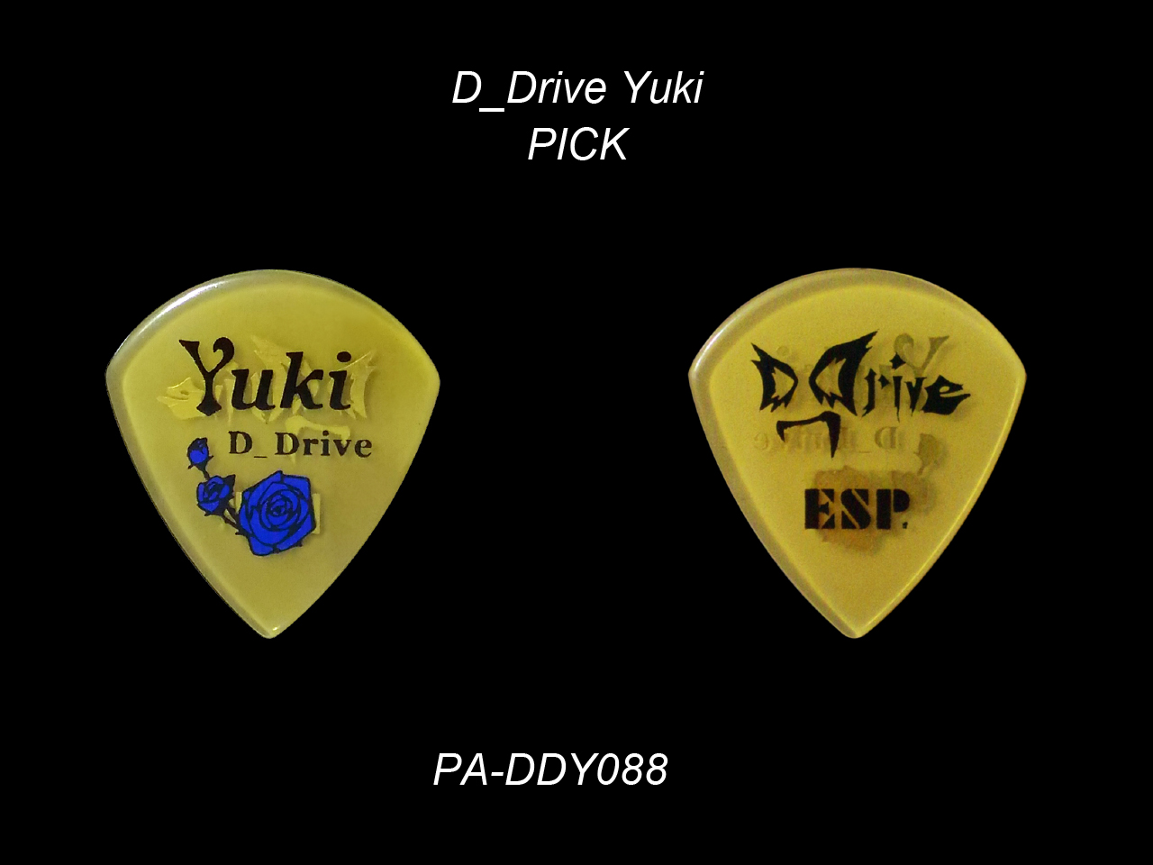ESP(イーエスピー) Artist Pick Series PA-DDY088 ピック (D_Drive Yuki モデル)