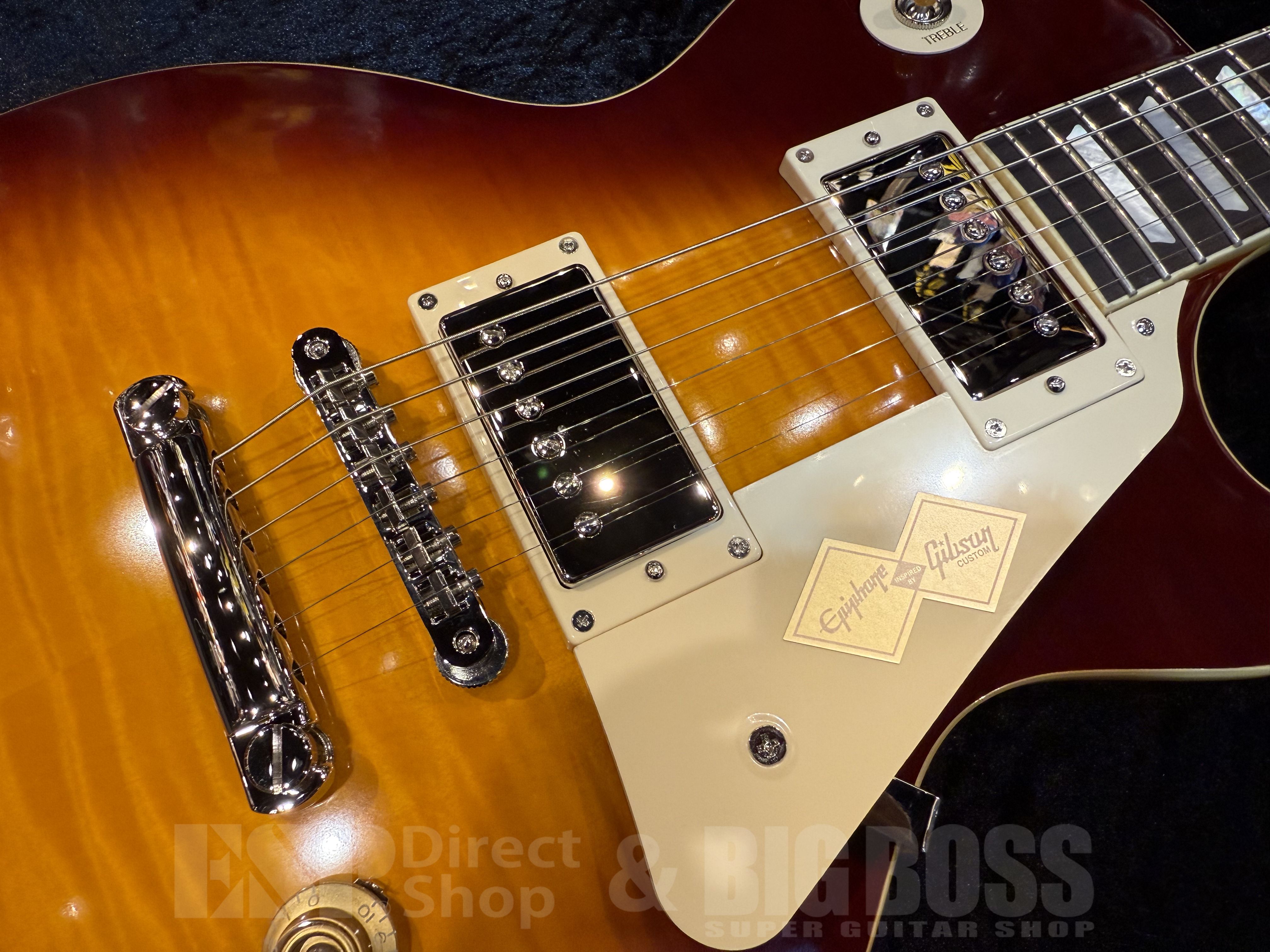 【即納可能】Epiphone(エピフォン) Inspired by Gibson Custom 1959 Les Paul Standard Reissue 【Deep Cherry Sunburst】 福岡店