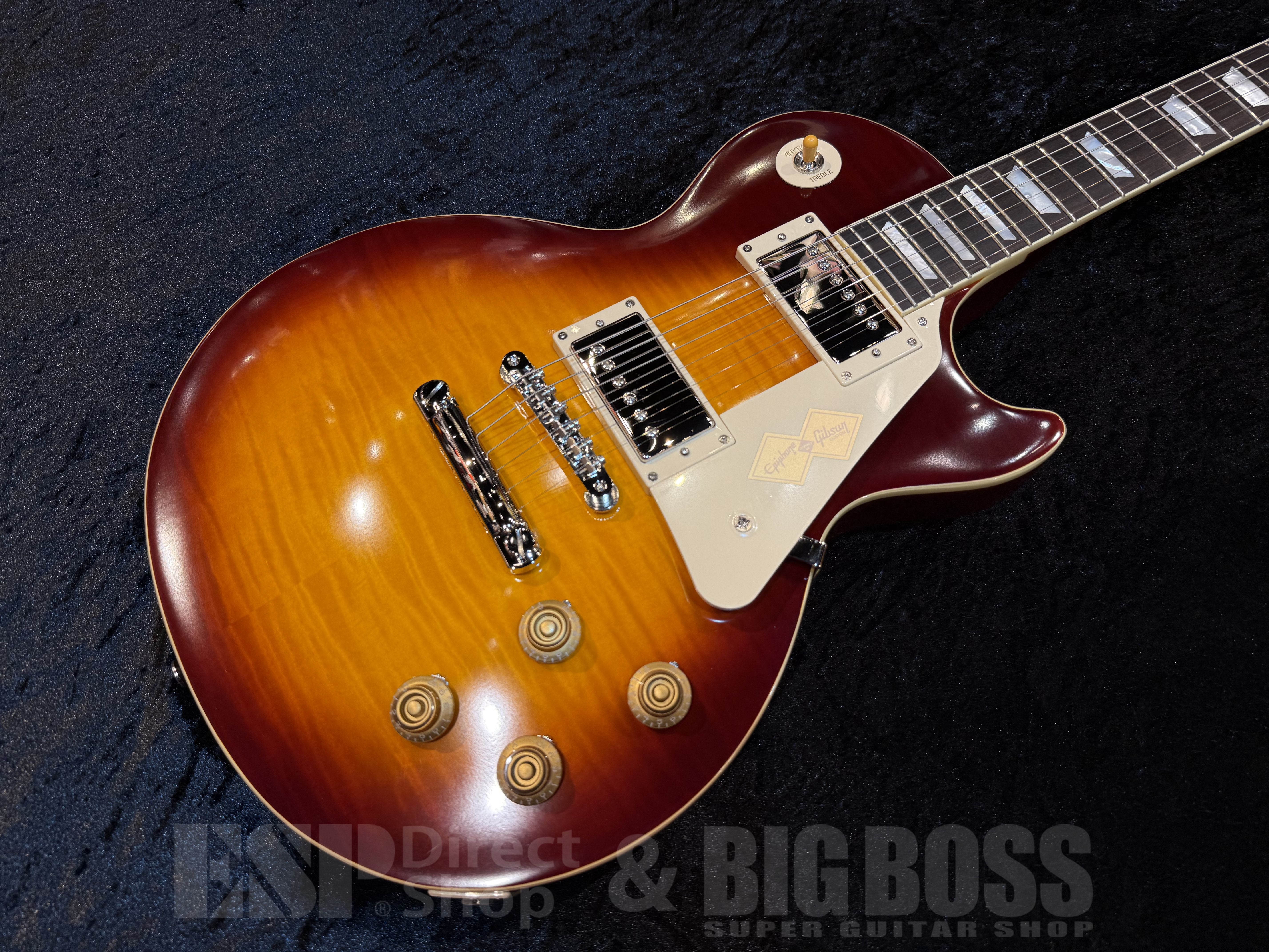 【即納可能】Epiphone(エピフォン) Inspired by Gibson Custom 1959 Les Paul Standard Reissue 【Deep Cherry Sunburst】 福岡店