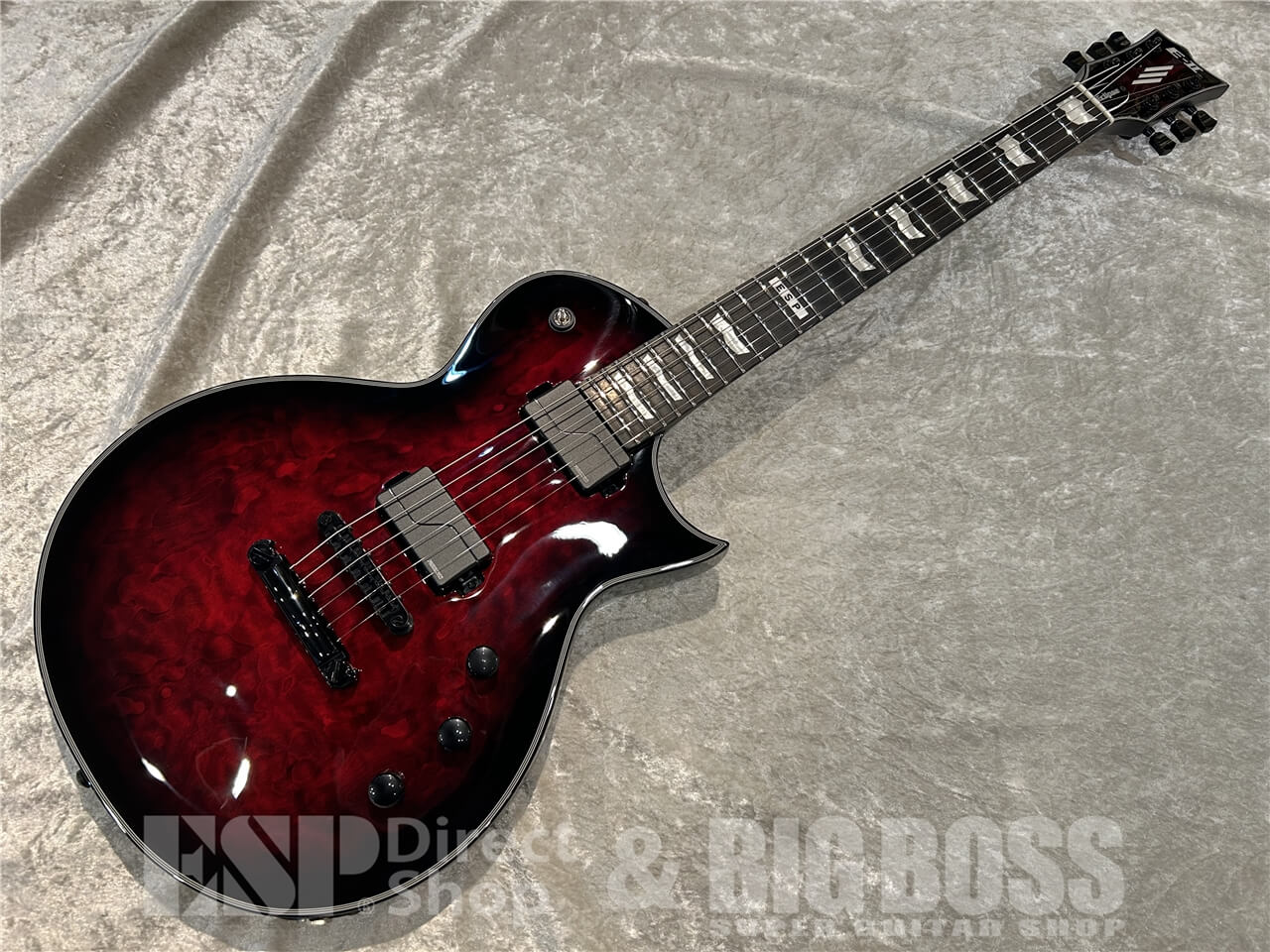 【限定品/即納可能】E-II（イーツー）EC QM FL / See Thru Black Cherry Sunburst 仙台店