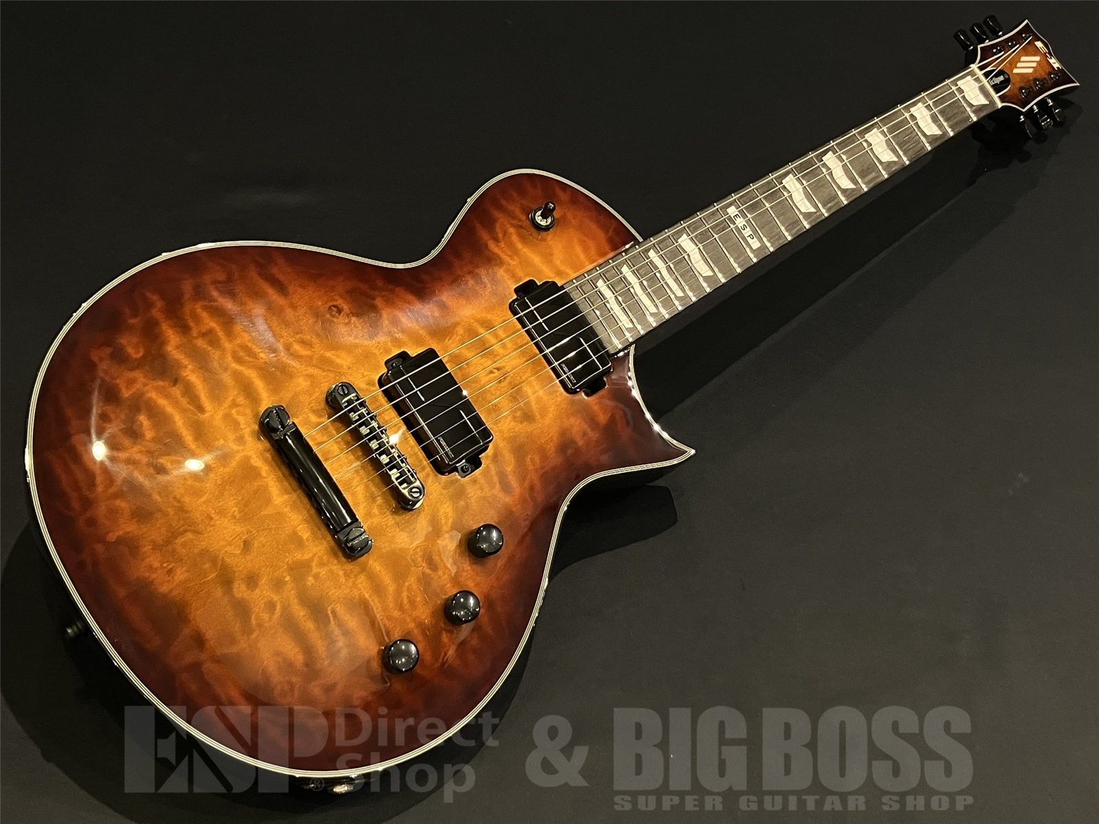 【即納可能】E-II(イーツー) EC QM FL / Tiger Eye Sunburst 京都店