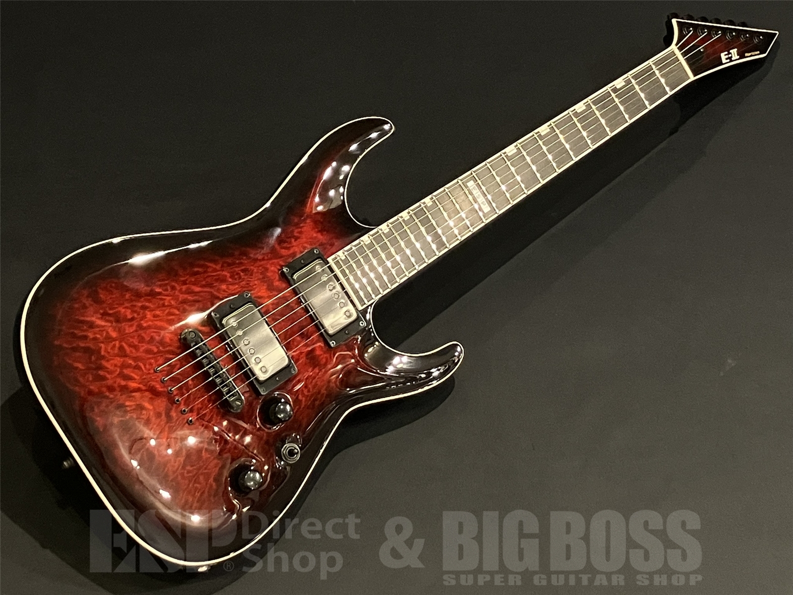 【チョイキズ特価/即納可能】E-II (イーツー) 	HORIZON NT-II / See Thru Black Cherry Sunburst 京都店