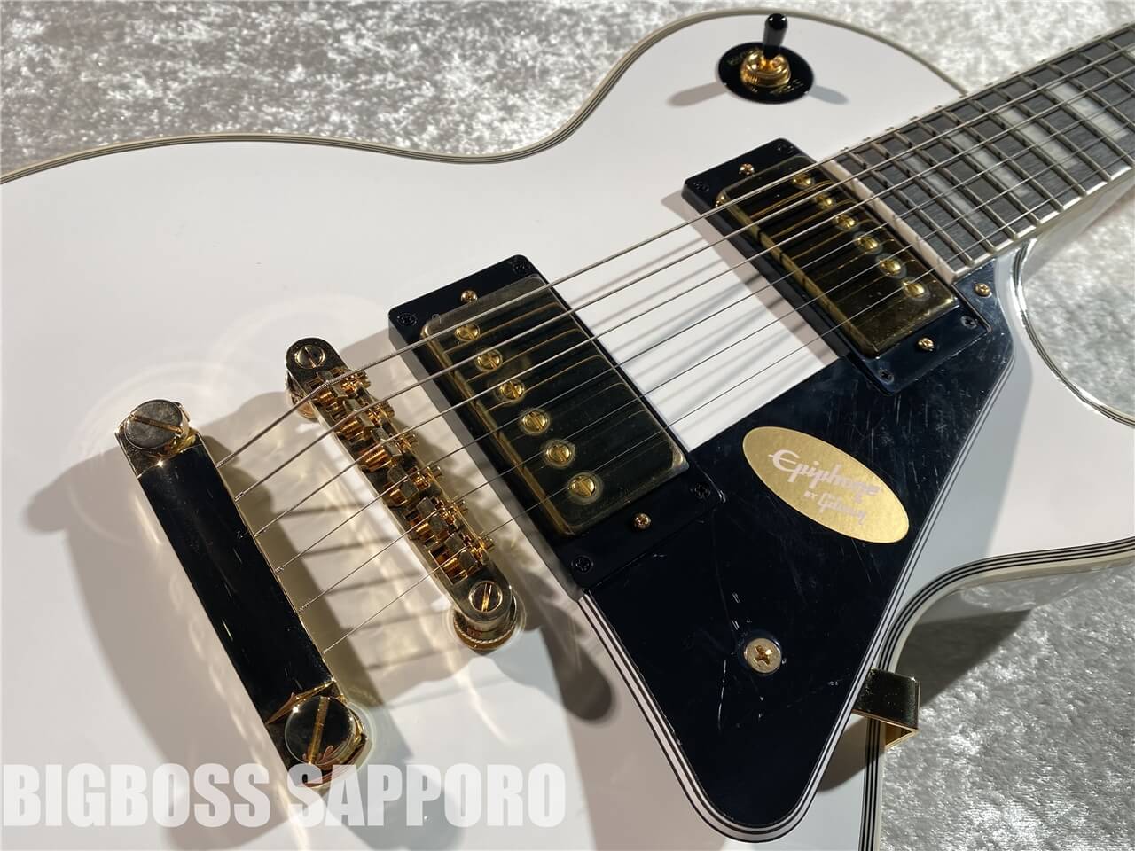 【即納可能】Epiphone(エピフォン) Les Paul Custom (Alpine White) 札幌店